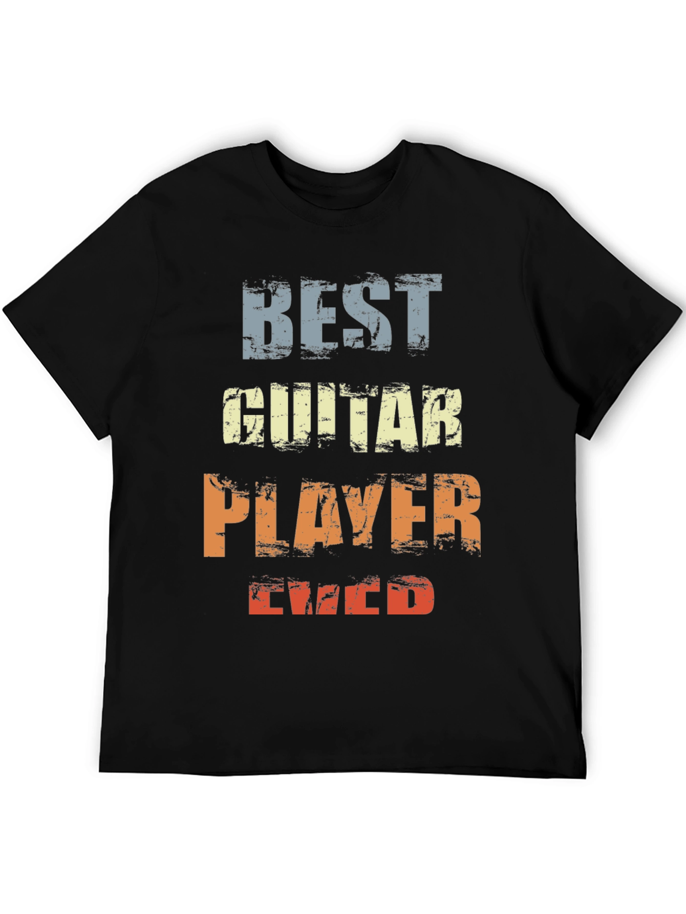 Best Guitar Player Ever Graphic Tee - Black