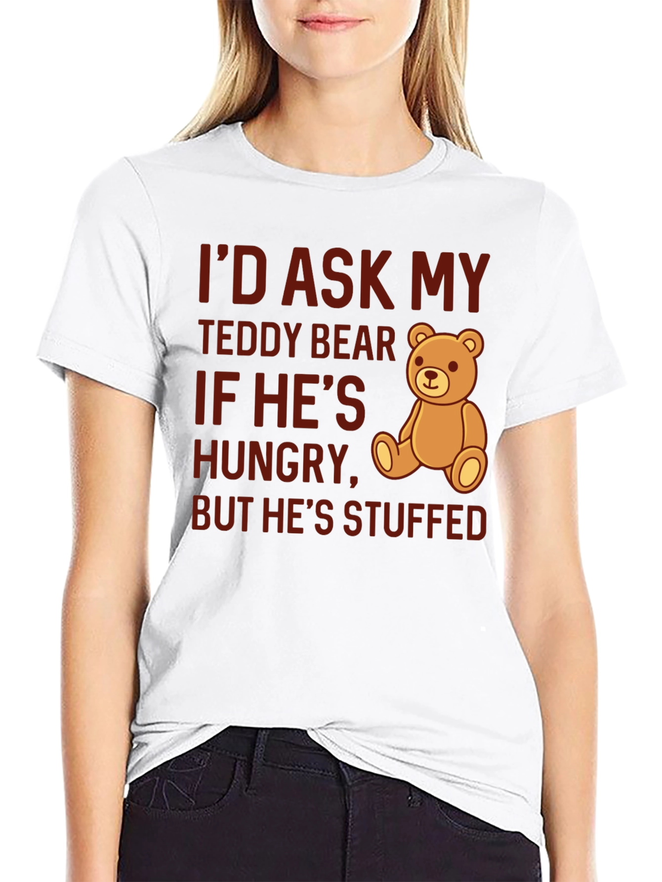 Funny Teddy Bear Stuffed T-Shirt