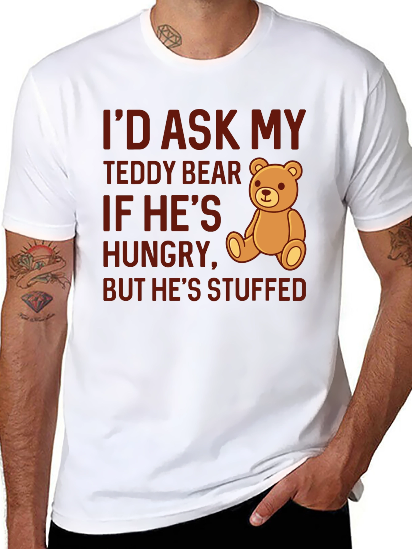 Funny Teddy Bear Stuffed T-Shirt