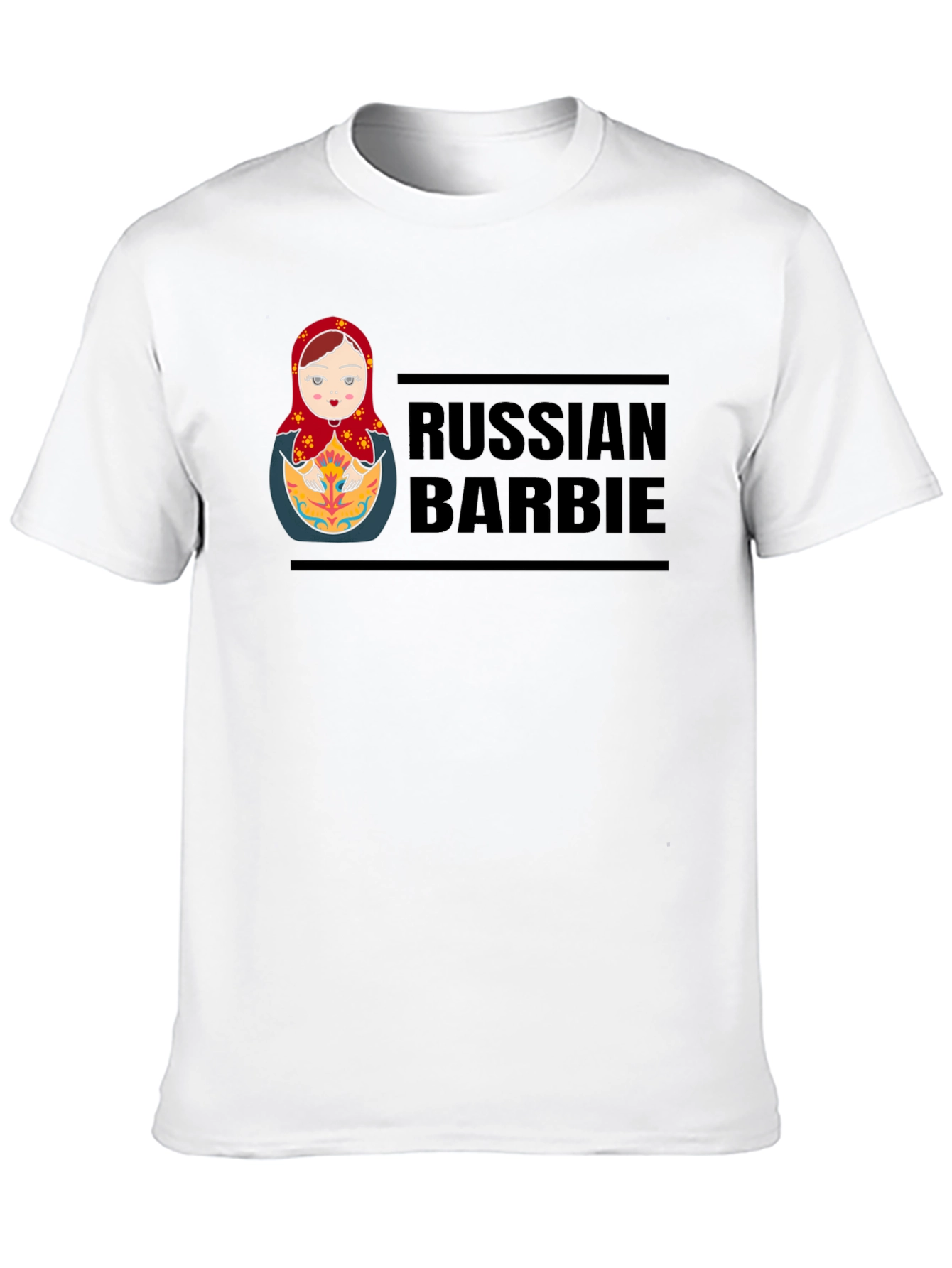 Russian Barbie T-Shirt Matryoshka Doll Tee