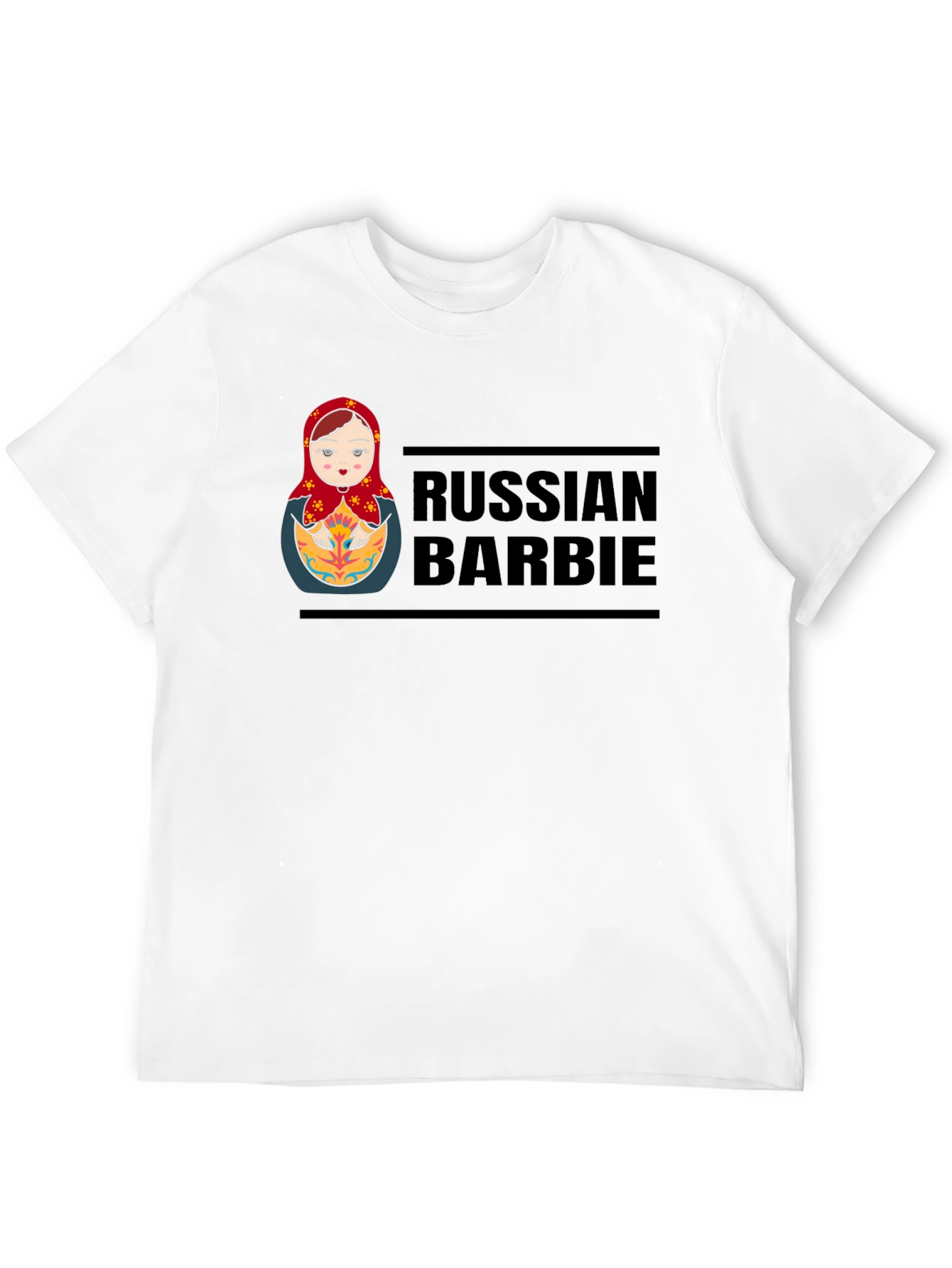 Russian Barbie T-Shirt Matryoshka Doll Tee