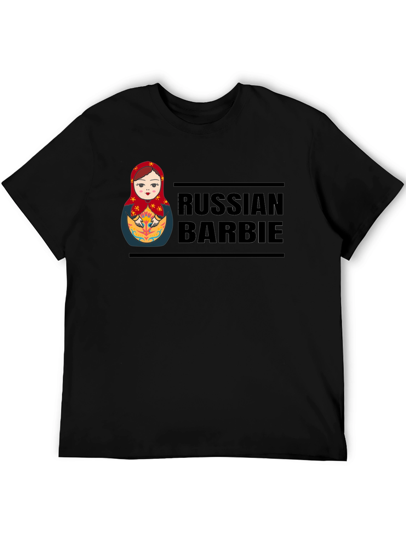 Russian Barbie T-Shirt Matryoshka Doll Tee