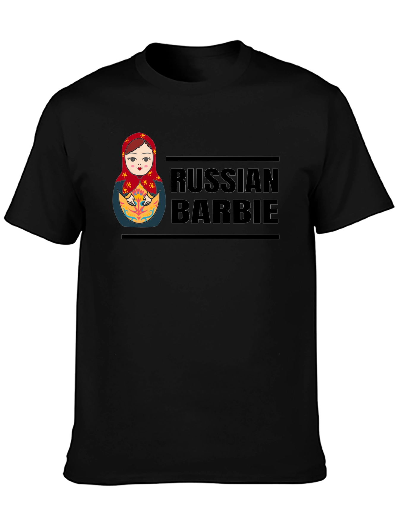 Russian Barbie T-Shirt Matryoshka Doll Tee