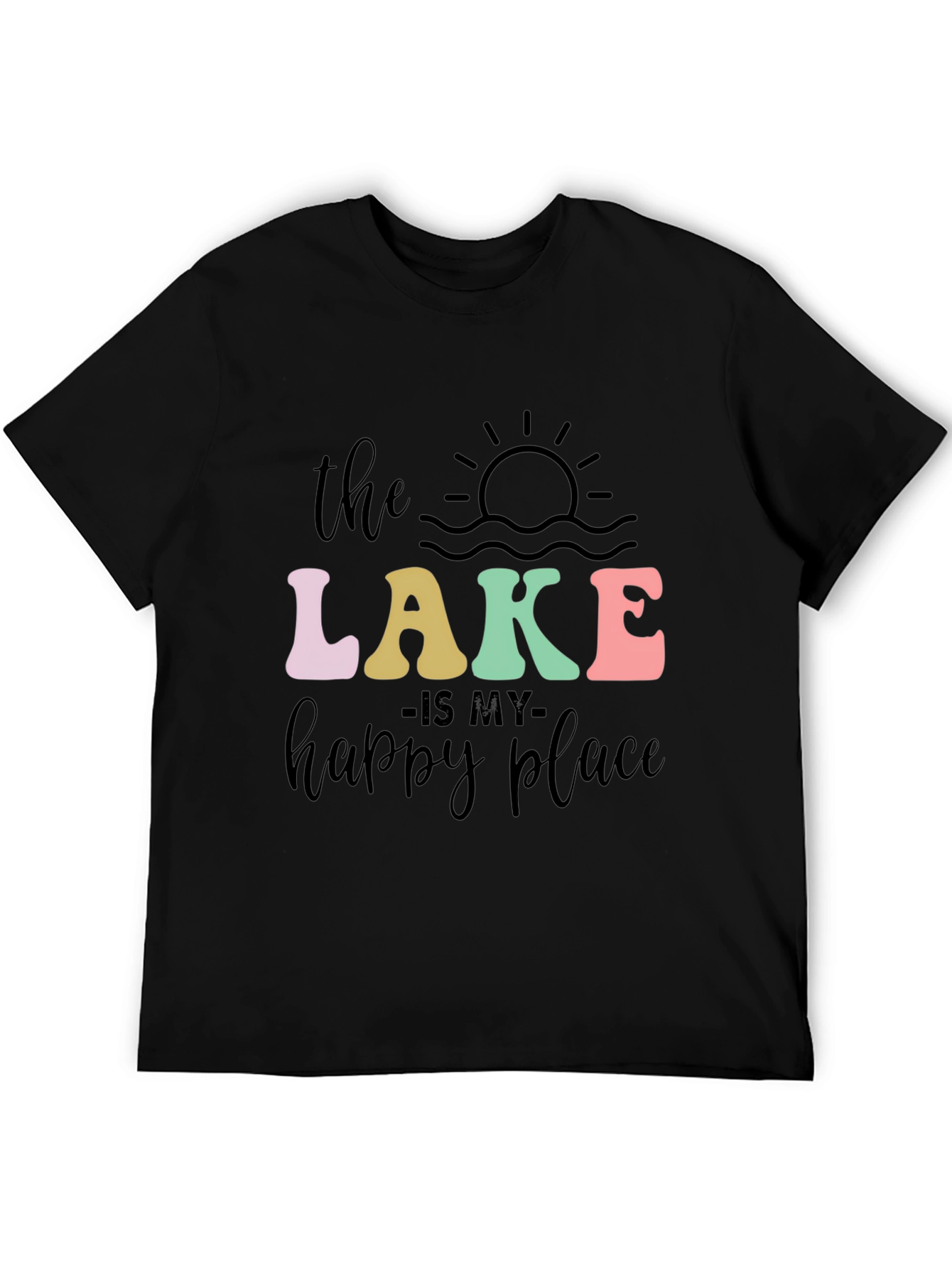 Lake is My Happy Place Graphic Tee