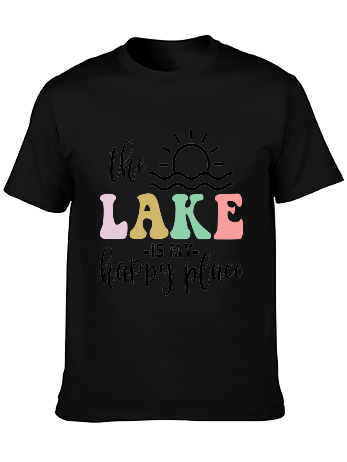 Lake is My Happy Place Graphic Tee