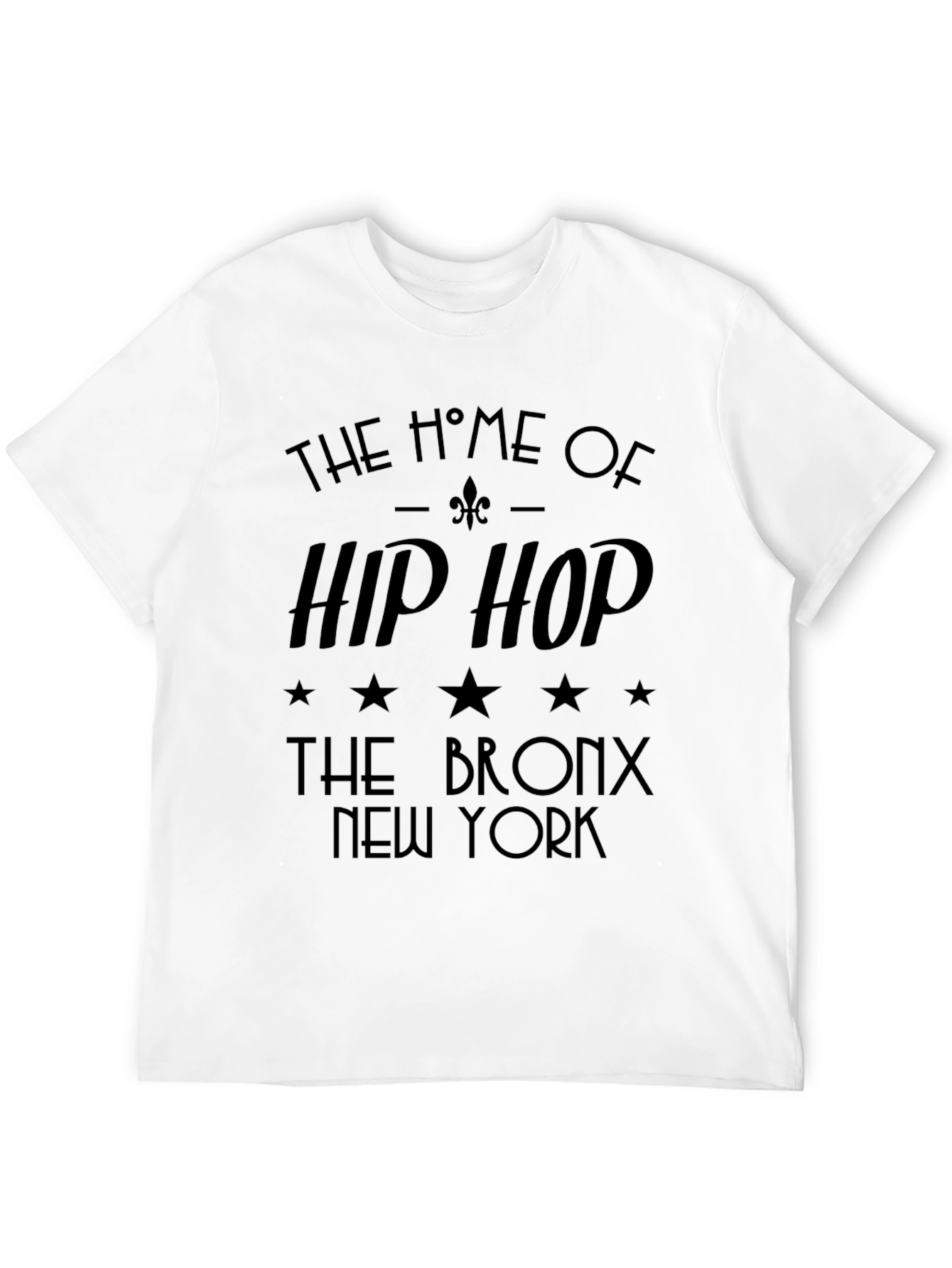 Hip Hop Bronx NY Black T-Shirt