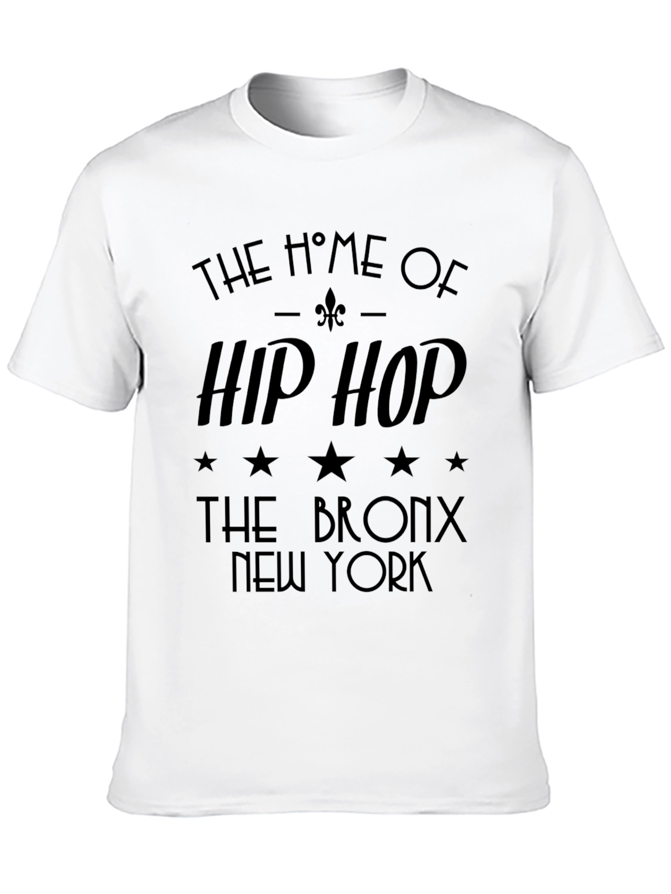 Hip Hop Bronx NY Black T-Shirt