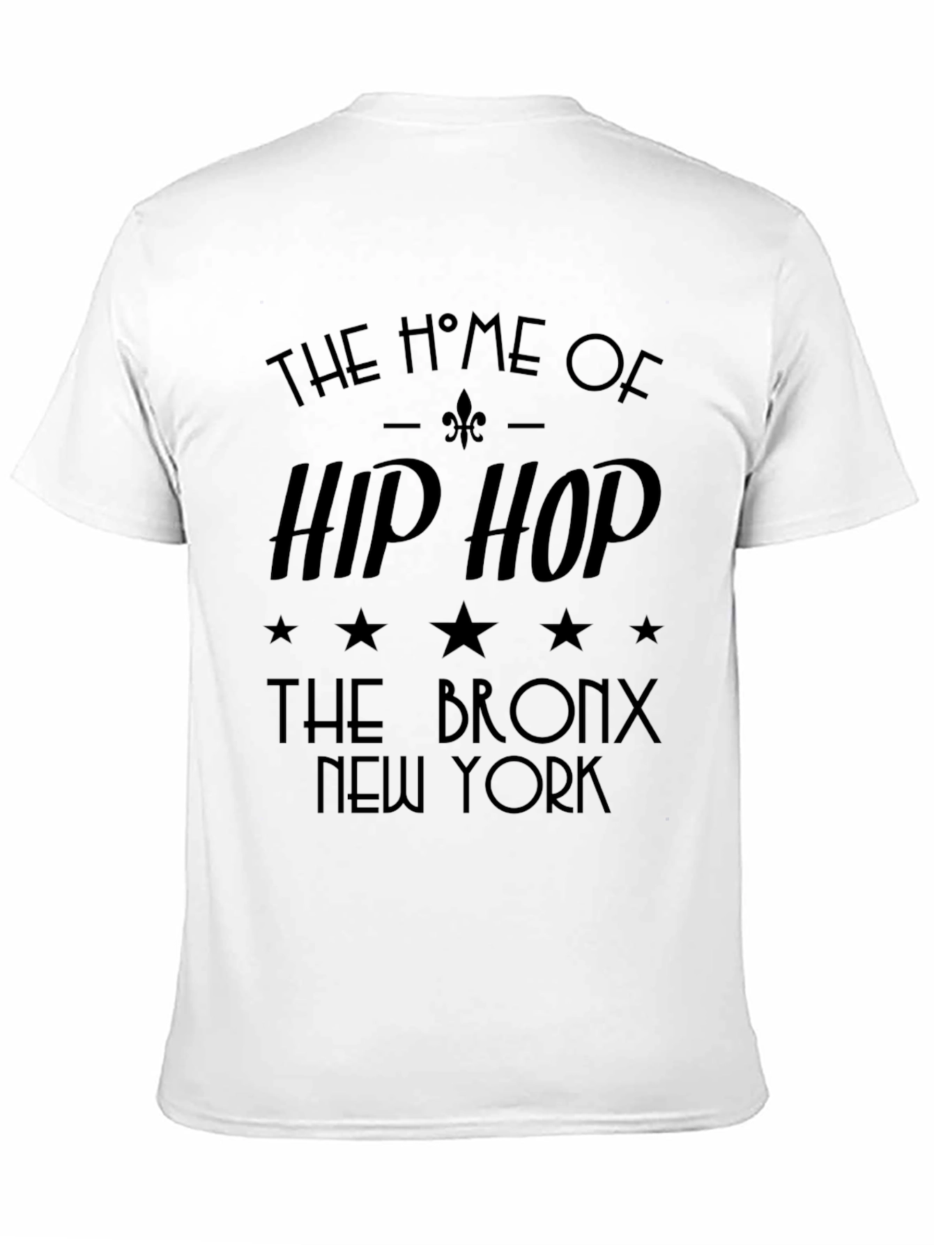 Hip Hop Bronx NY Black T-Shirt