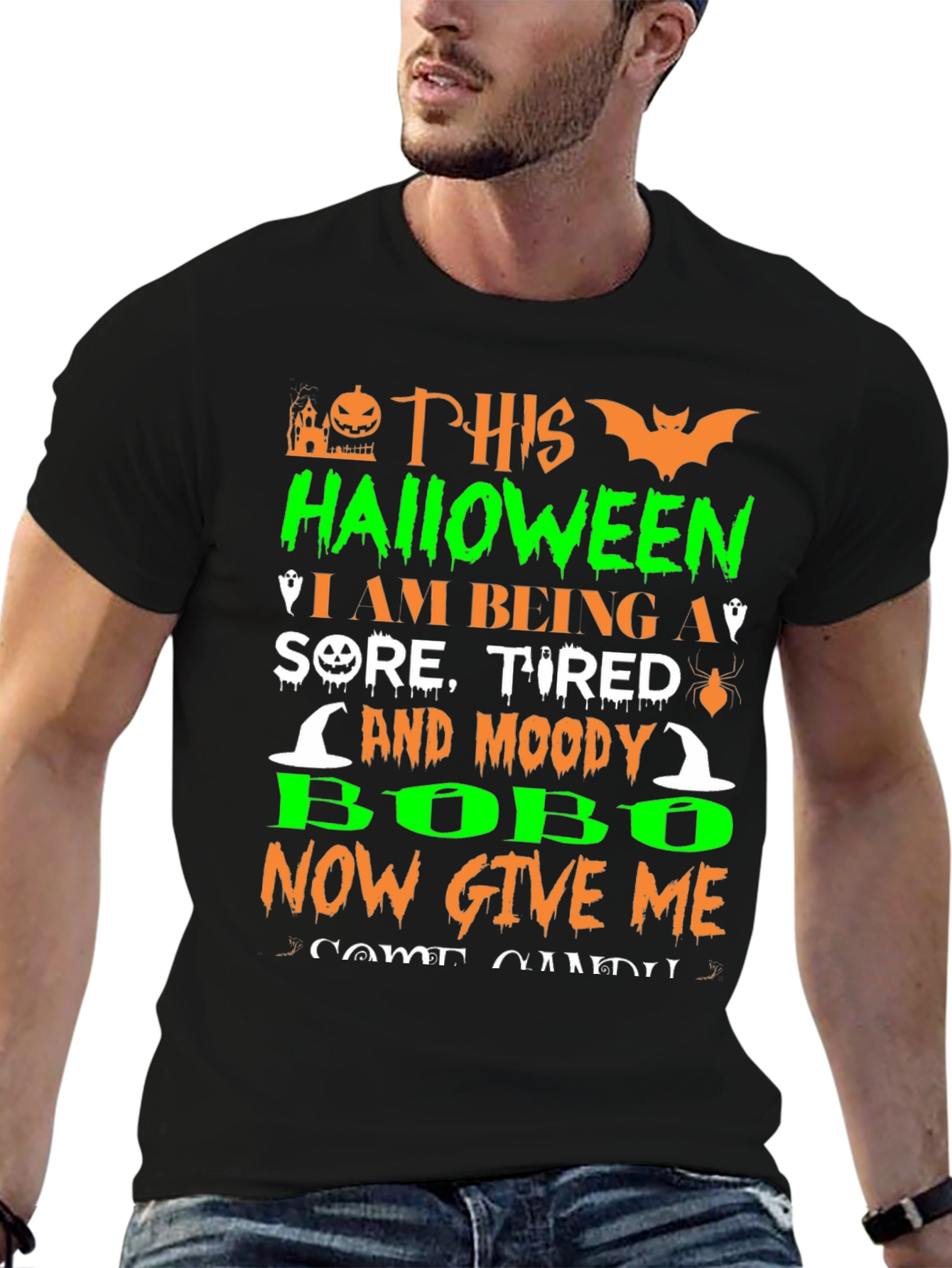 Halloween Sore Tired Moody Bobo T-Shirt