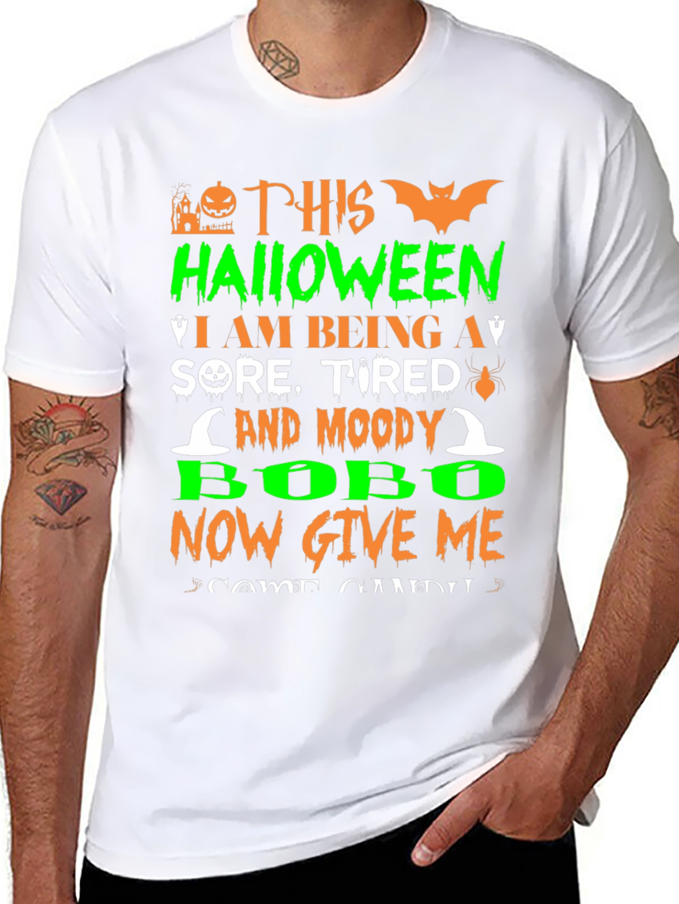Halloween Sore Tired Moody Bobo T-Shirt