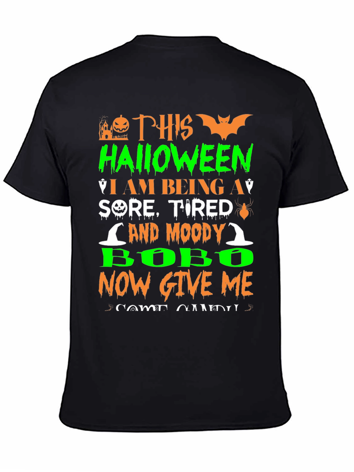 Halloween Sore Tired Moody Bobo T-Shirt