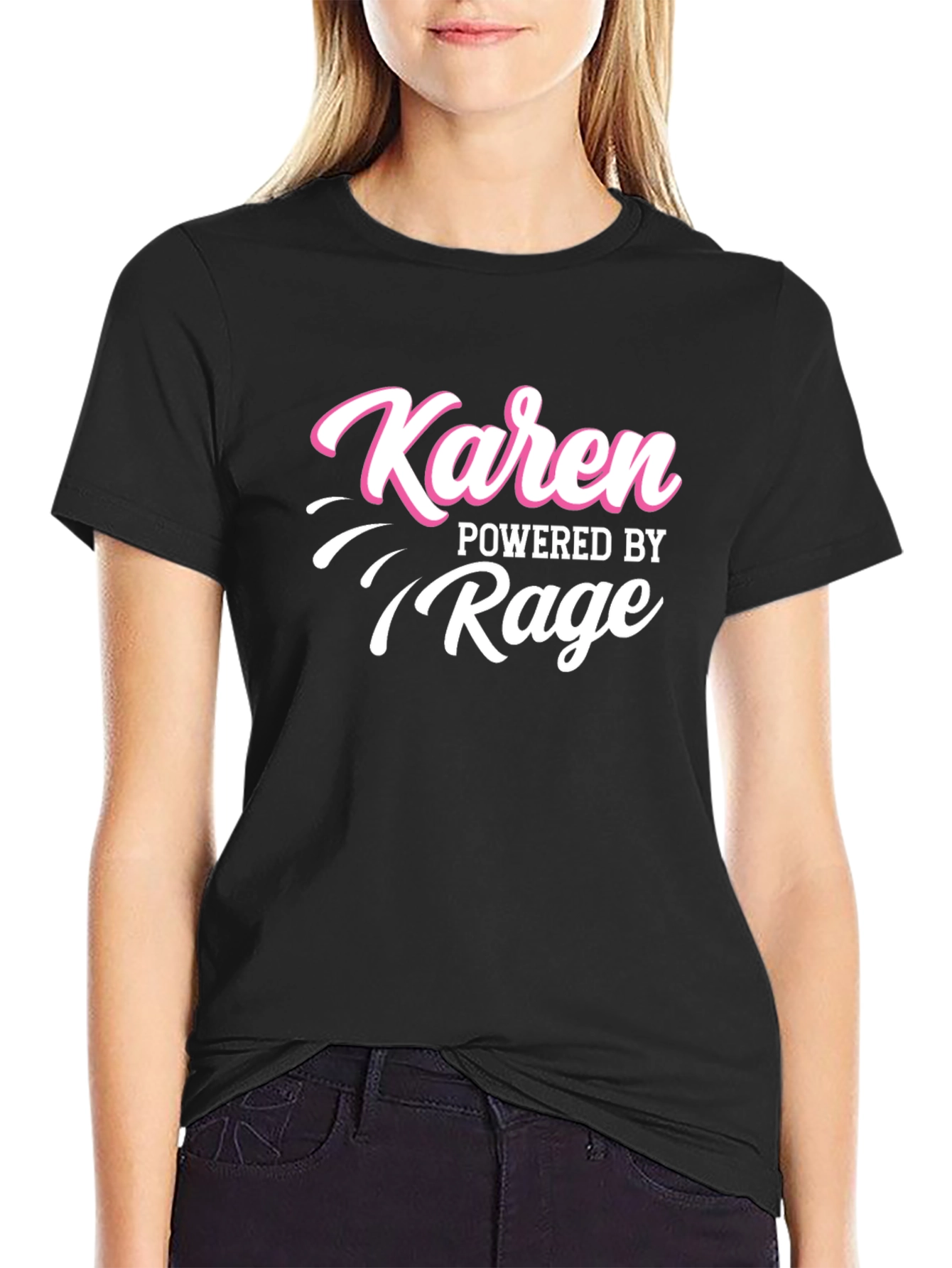 Karen Powered by Rage T-Shirt
