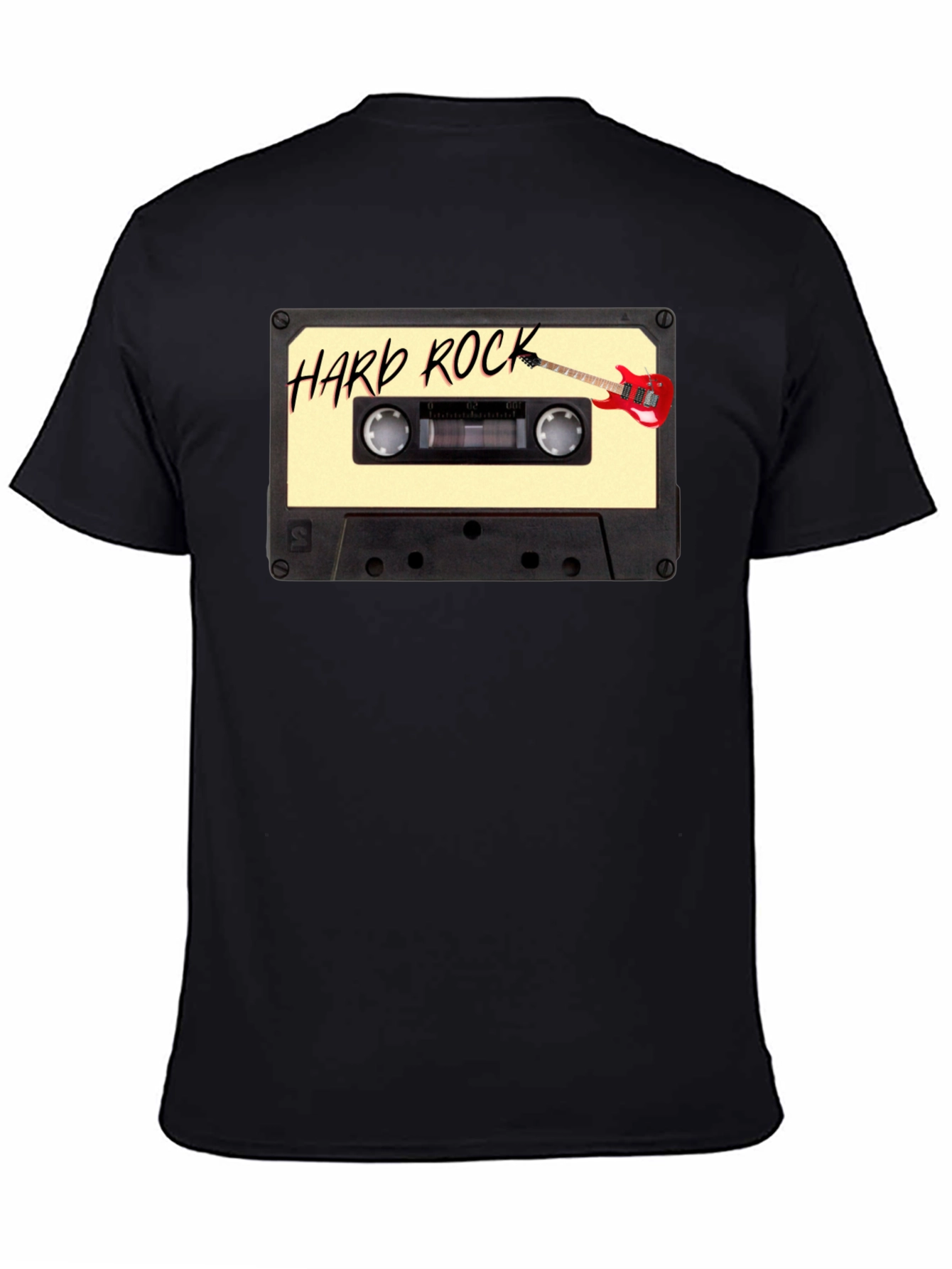 Hard Rock Music Cassette Graphic Tee