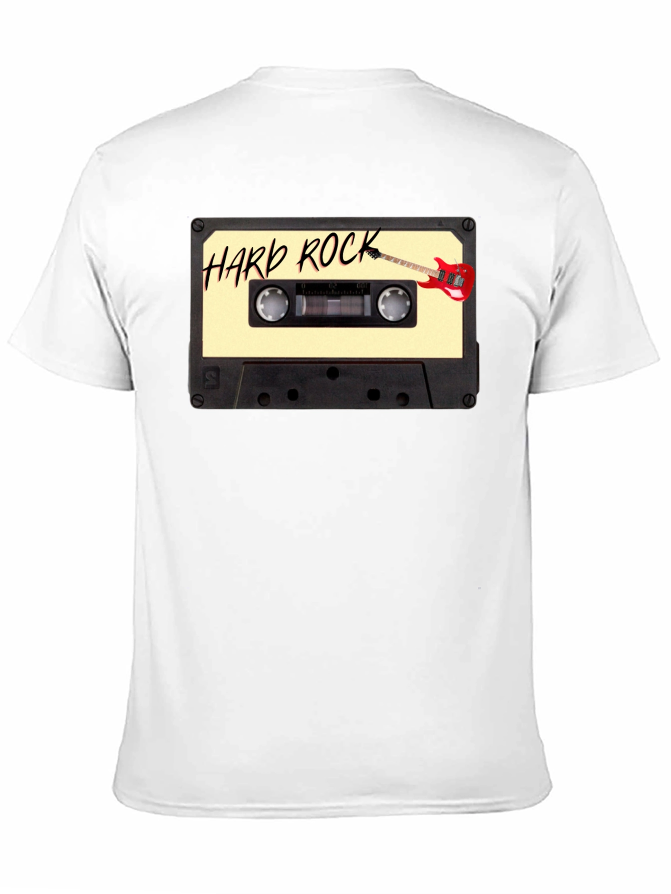 Hard Rock Music Cassette Graphic Tee