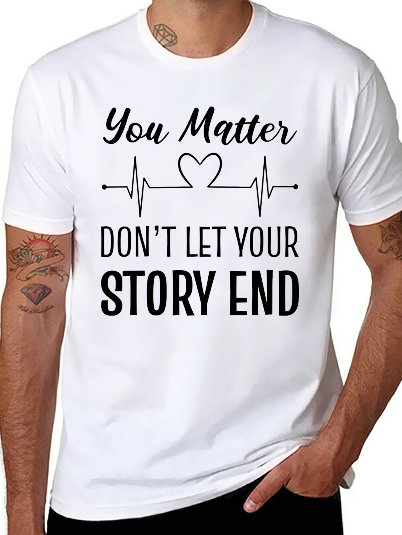 You Matter Graphic T-Shirt - Mental Health Awareness