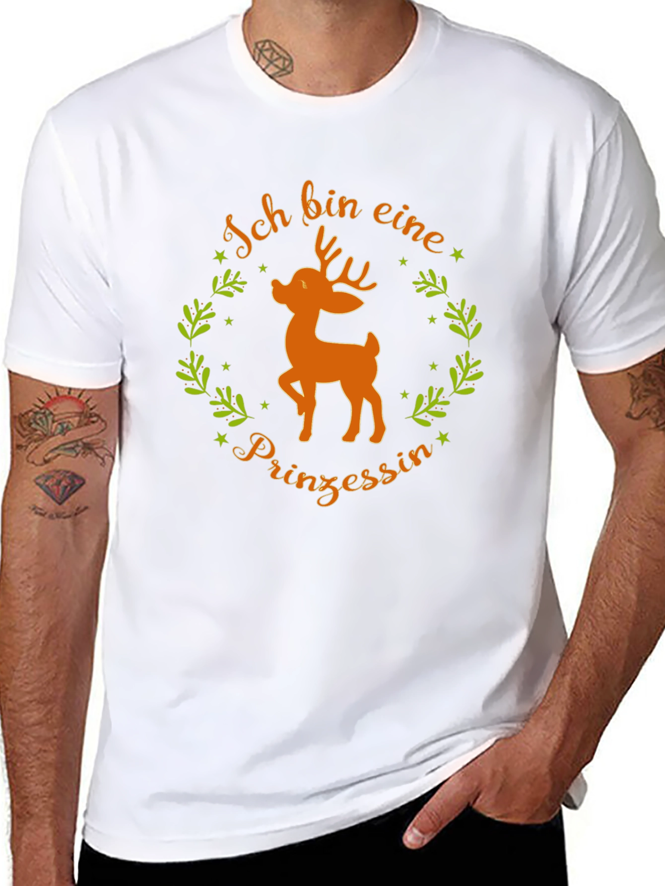 Ich Bin Eine Prinzessin Deer Graphic Tee