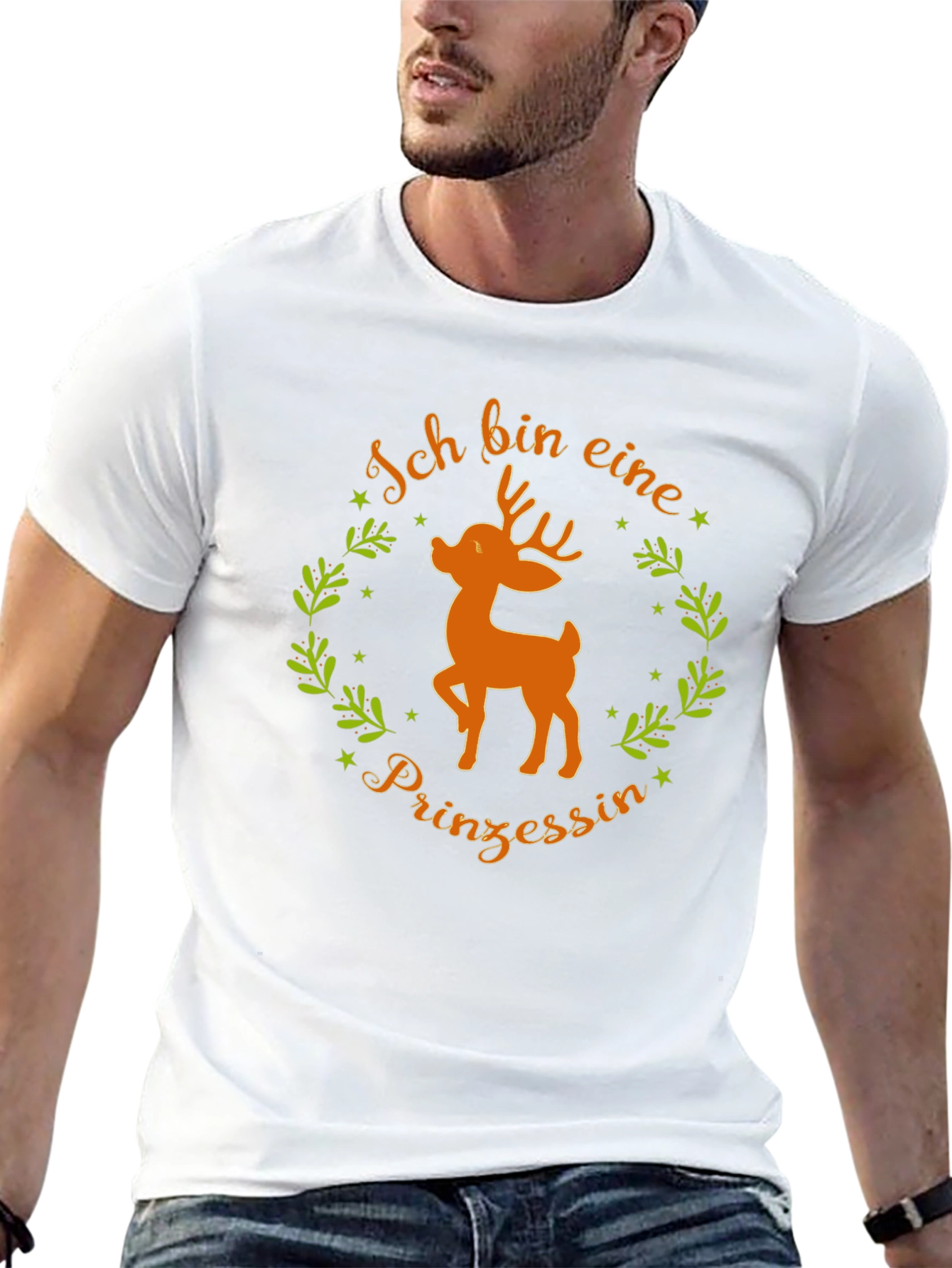 Ich Bin Eine Prinzessin Deer Graphic Tee