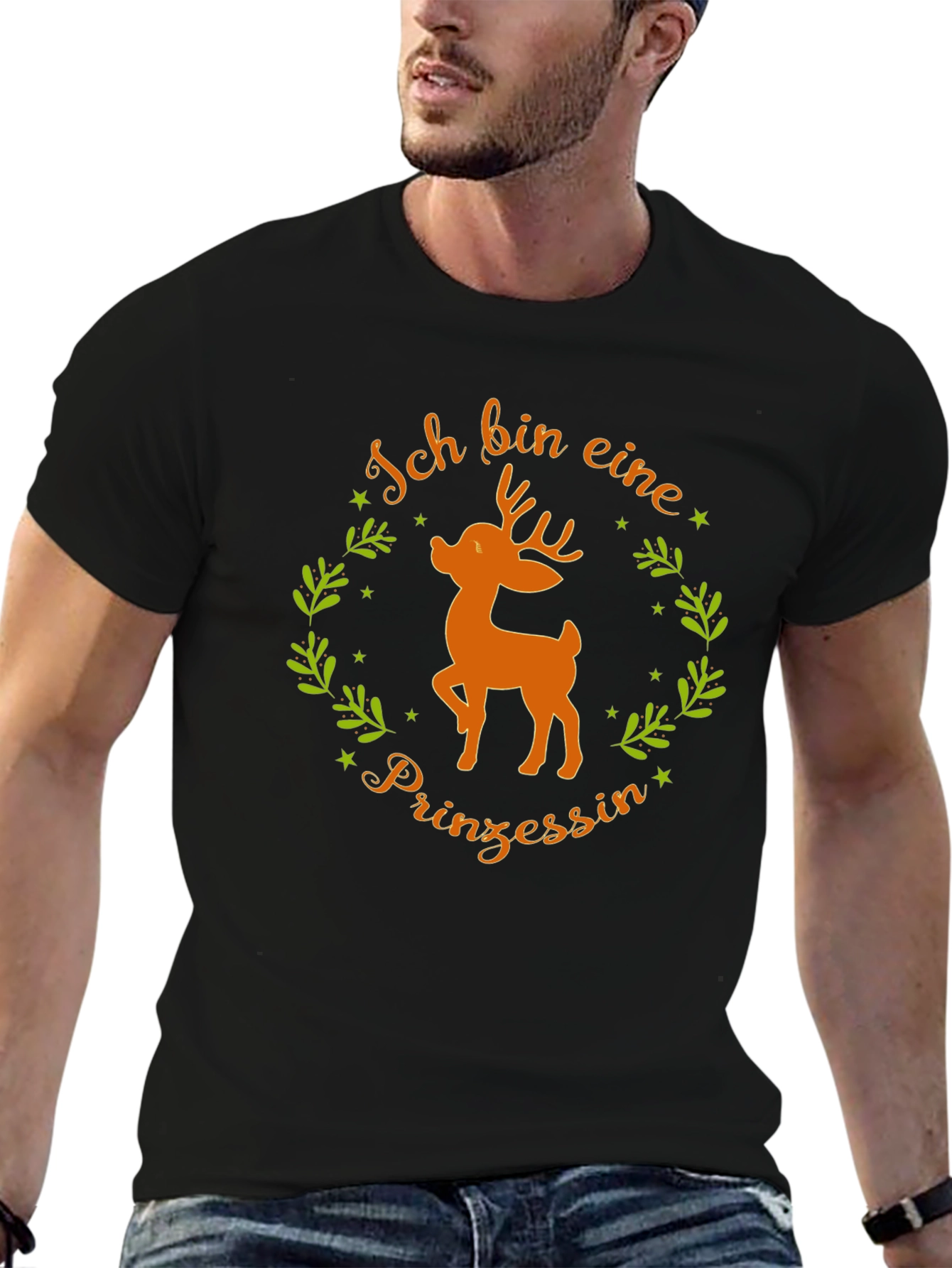 Ich Bin Eine Prinzessin Deer Graphic Tee
