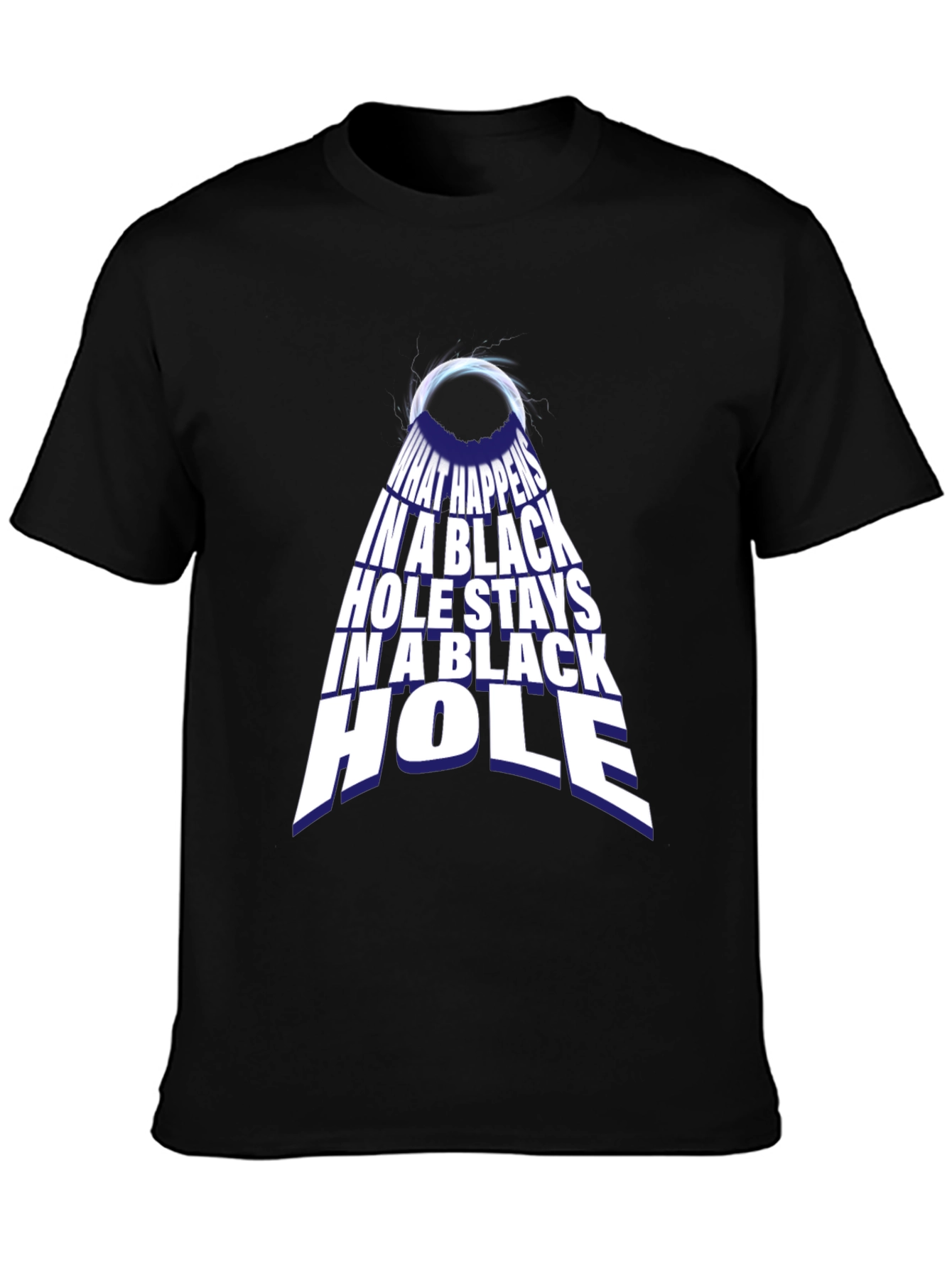 Black Hole Graphic Tee - Funny Science T-Shirt