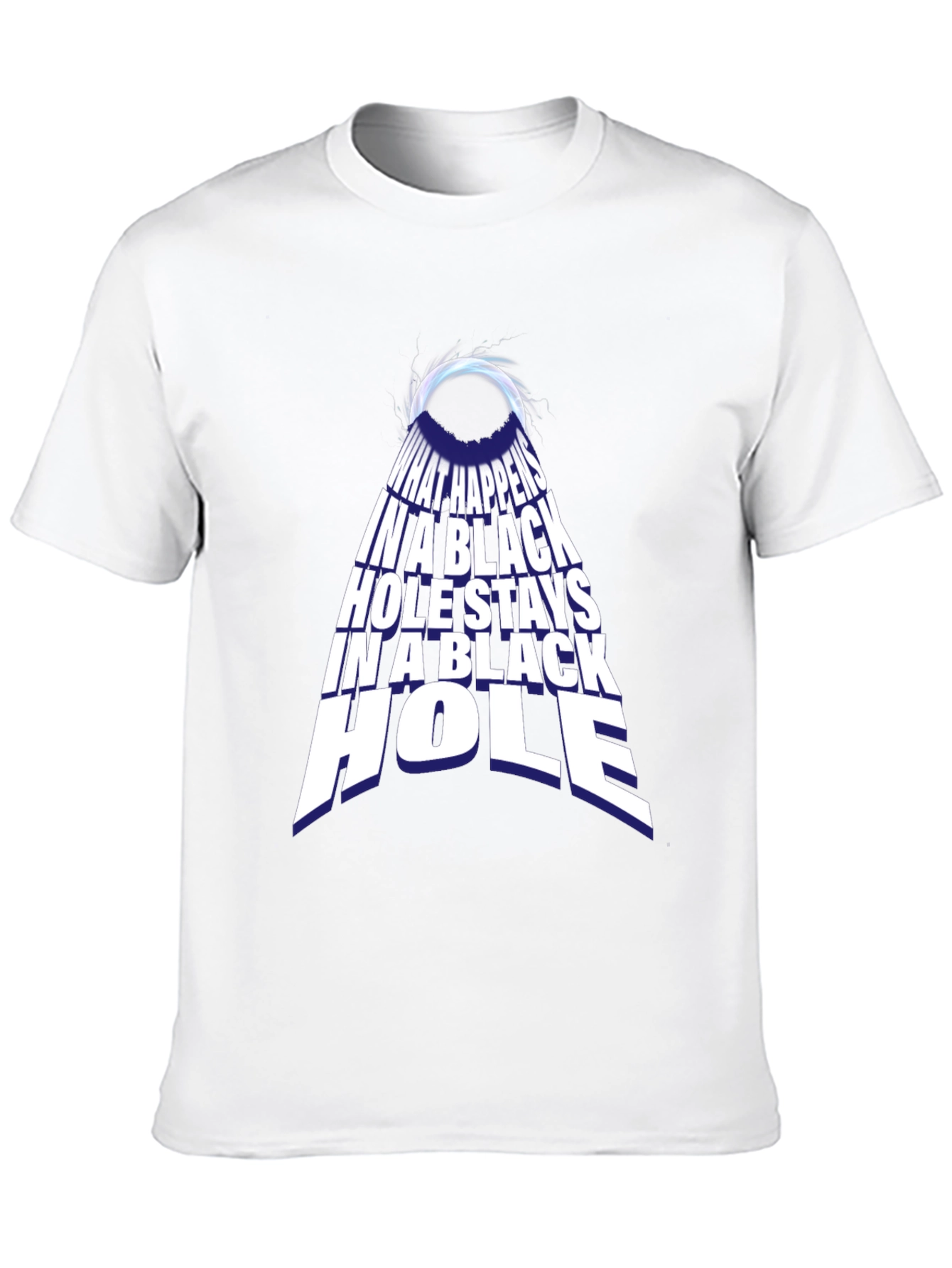 Black Hole Graphic Tee - Funny Science T-Shirt