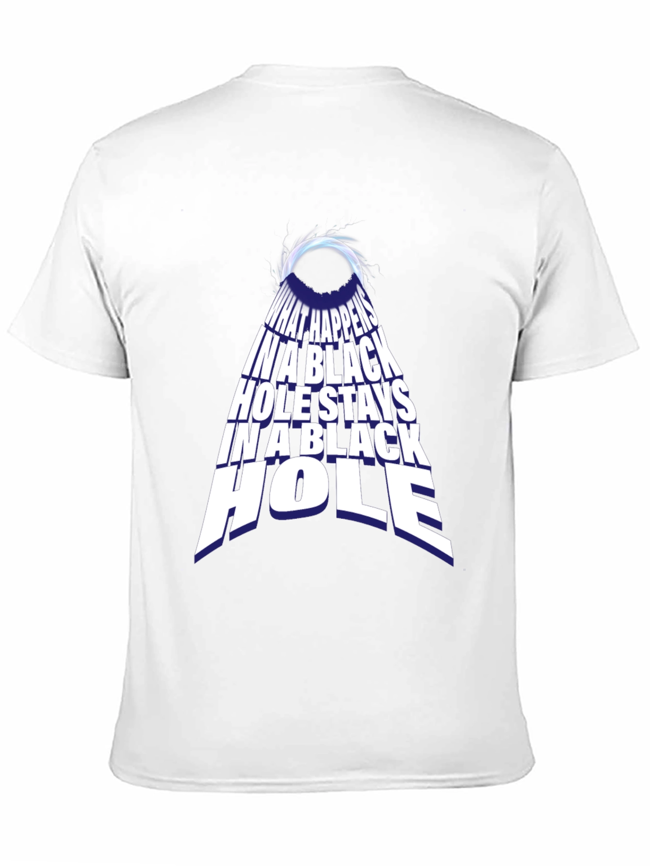 Black Hole Graphic Tee - Funny Science T-Shirt