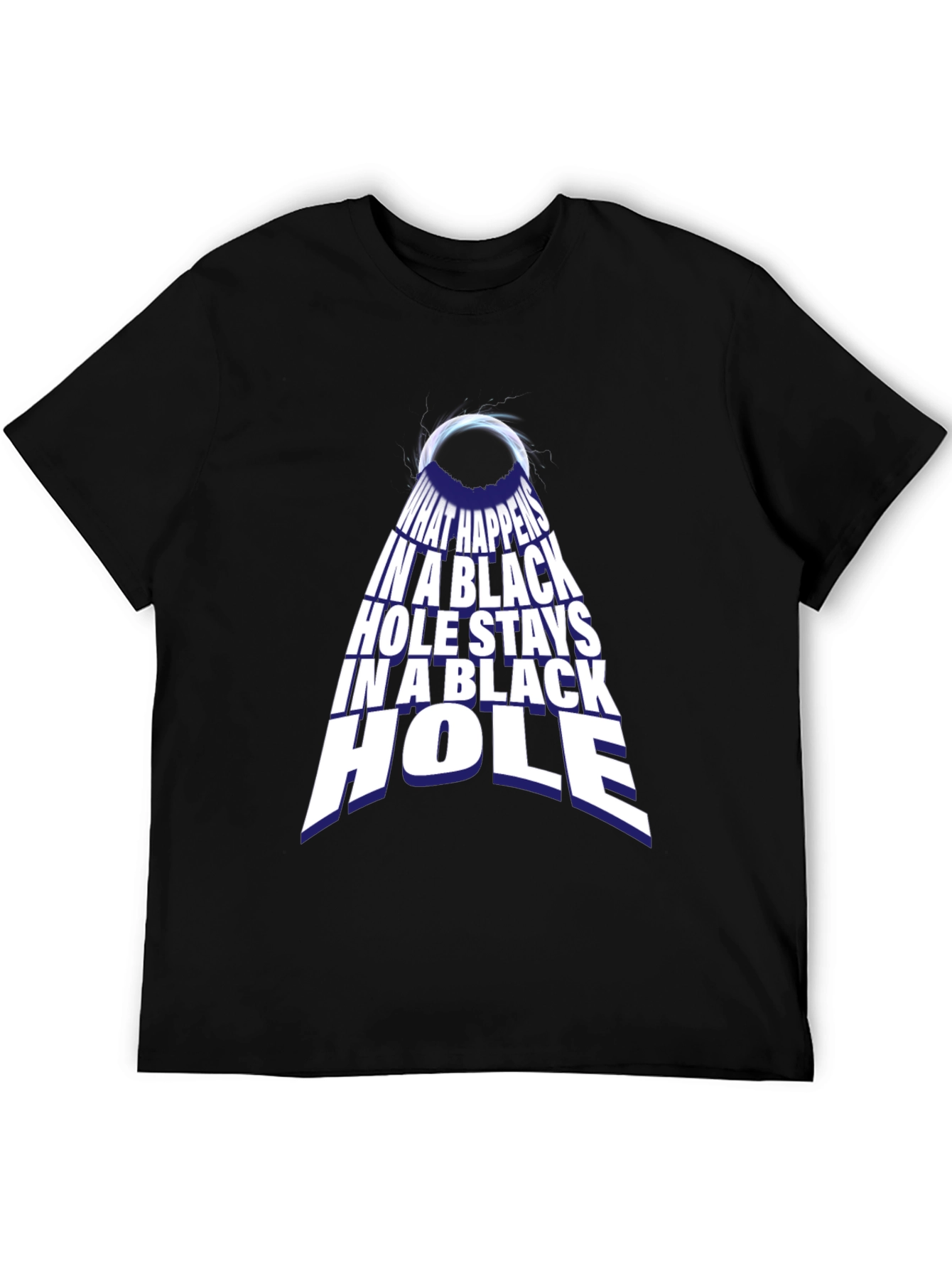 Black Hole Graphic Tee - Funny Science T-Shirt