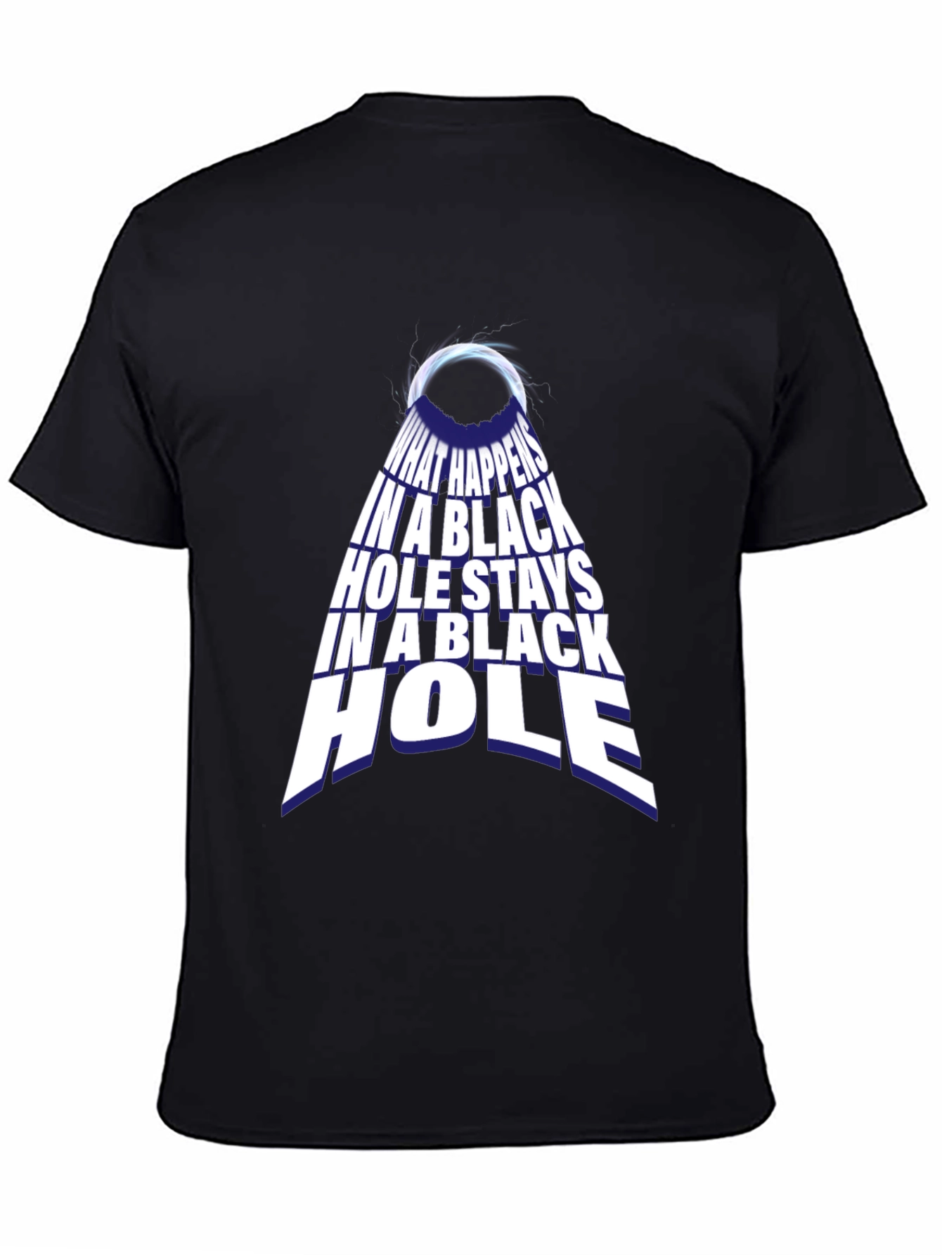 Black Hole Graphic Tee - Funny Science T-Shirt