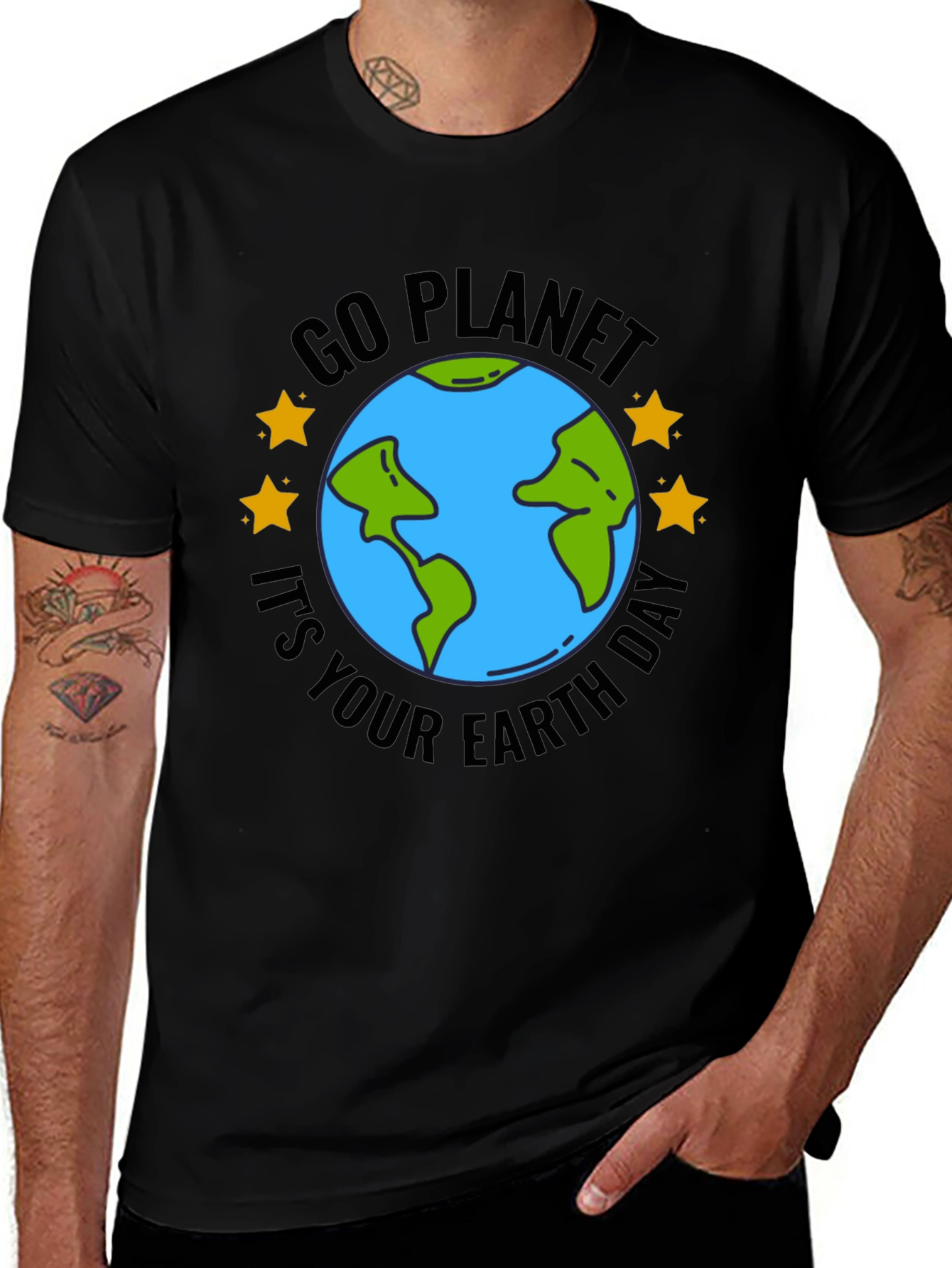 Go Planet T-Shirt - Earth Day Tee