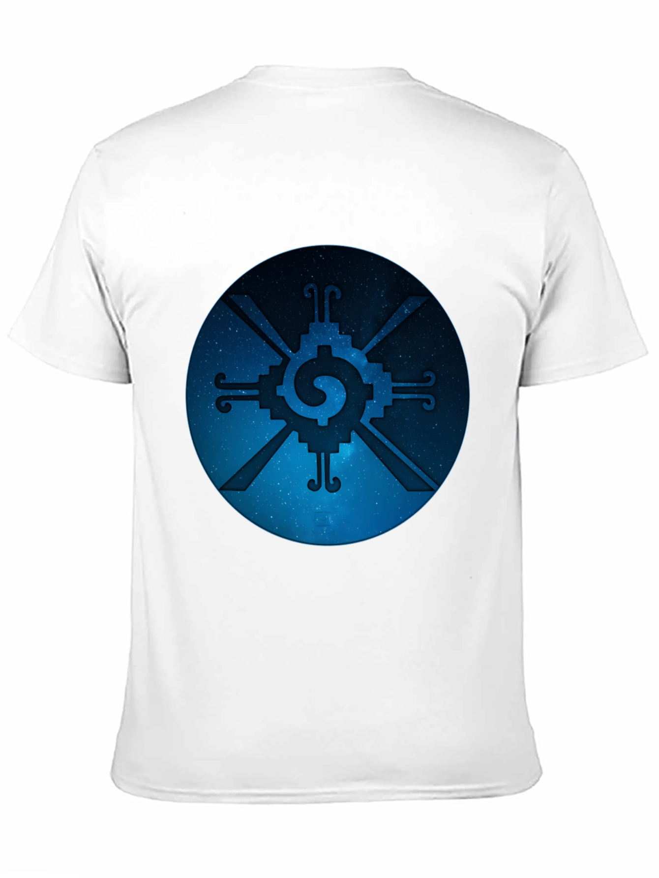 Huichol Sun God Symbol Black T-Shirt