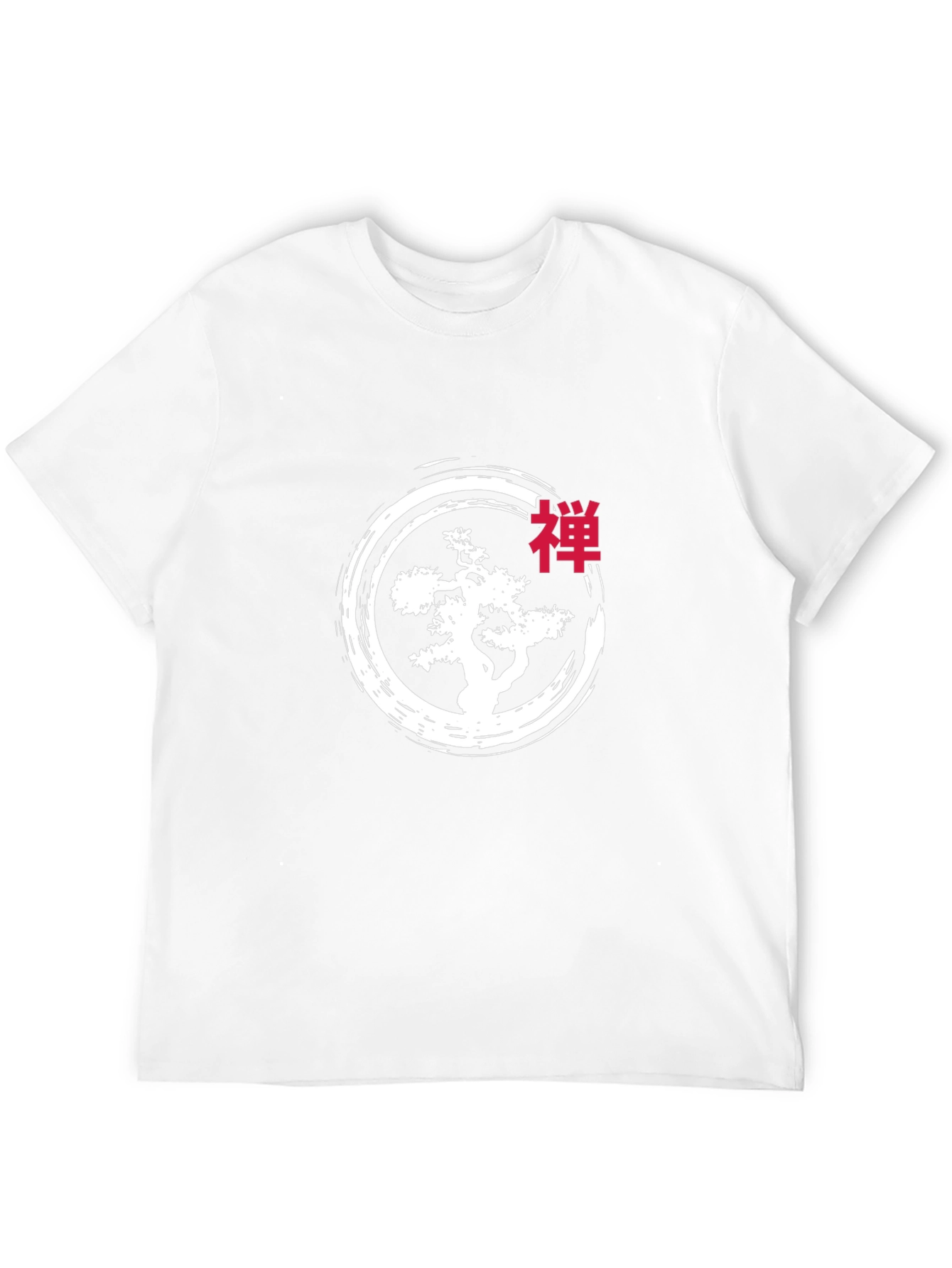 Zen Bonsai Tree Graphic Tee - Black