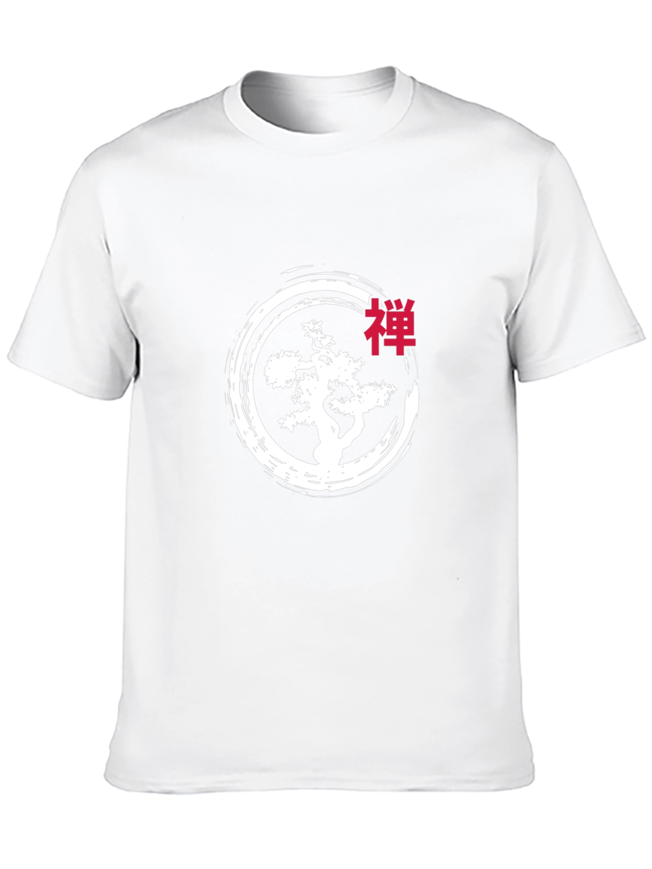 Zen Bonsai Tree Graphic Tee - Black