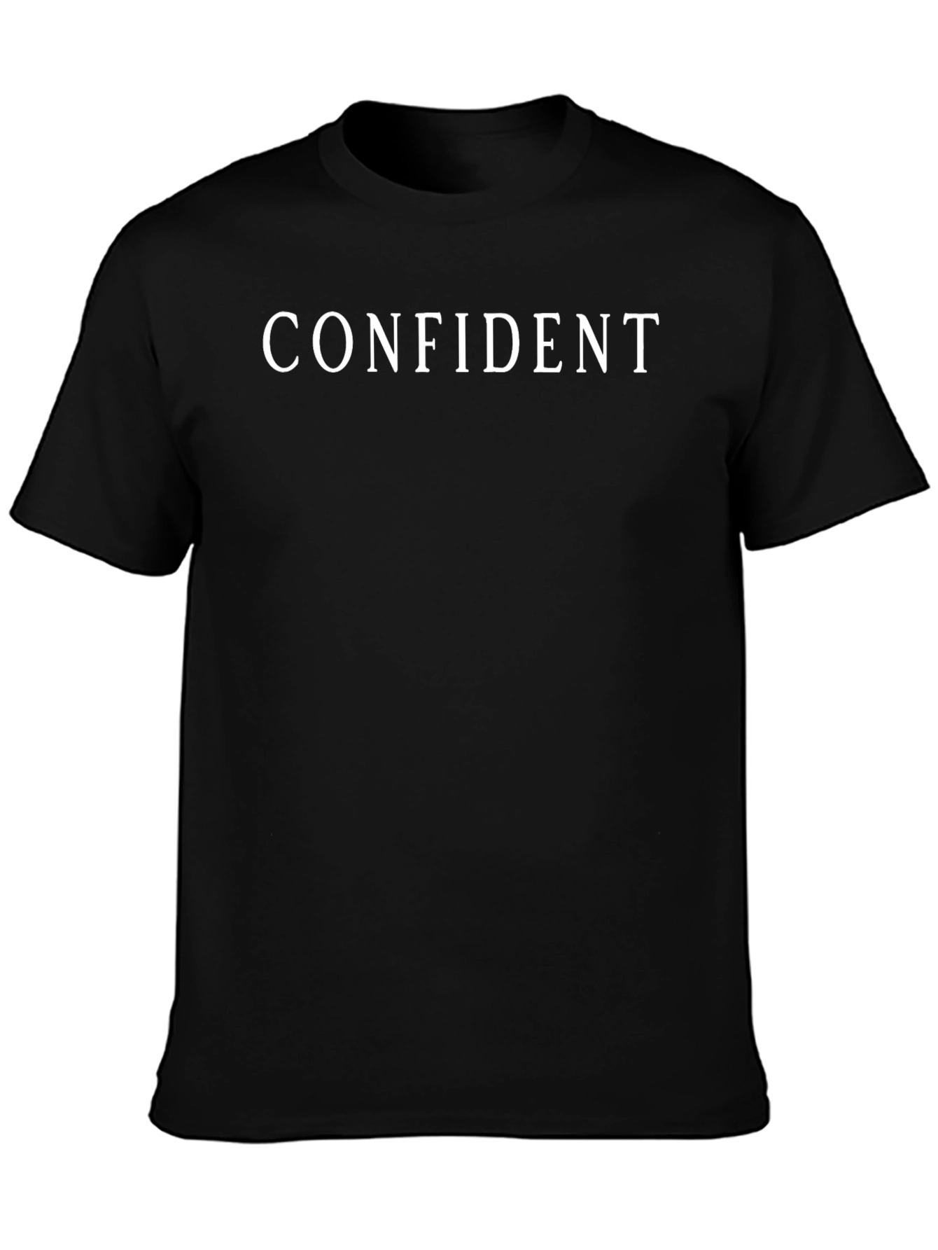 Confident Black T-Shirt