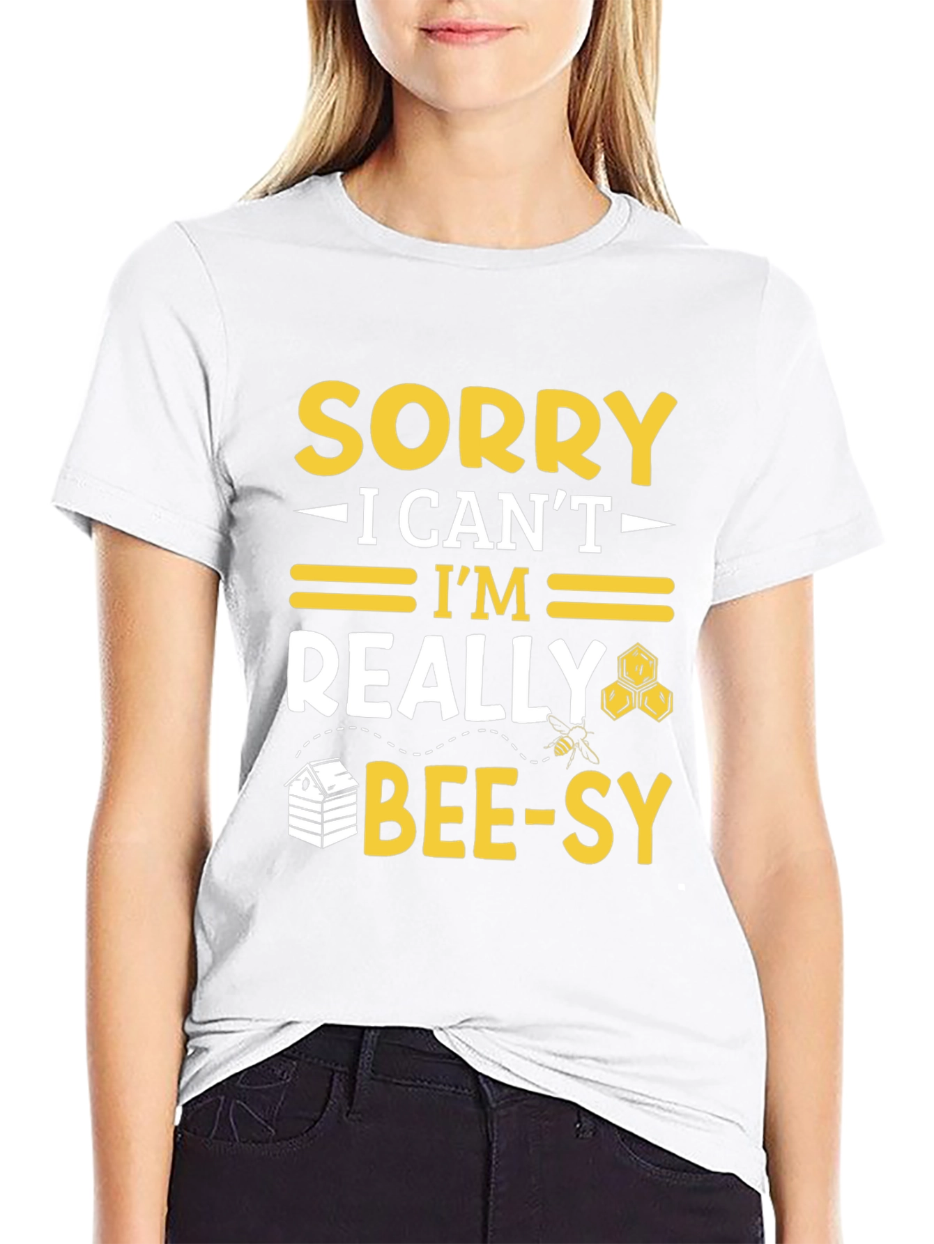 Sorry I Cant Im Bee-sy T-Shirt