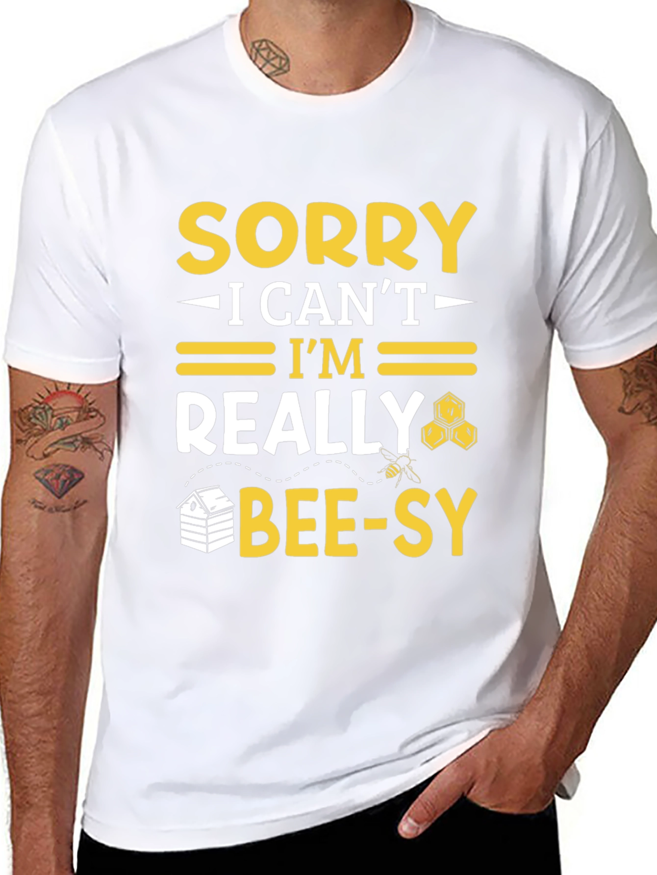 Sorry I Cant Im Bee-sy T-Shirt