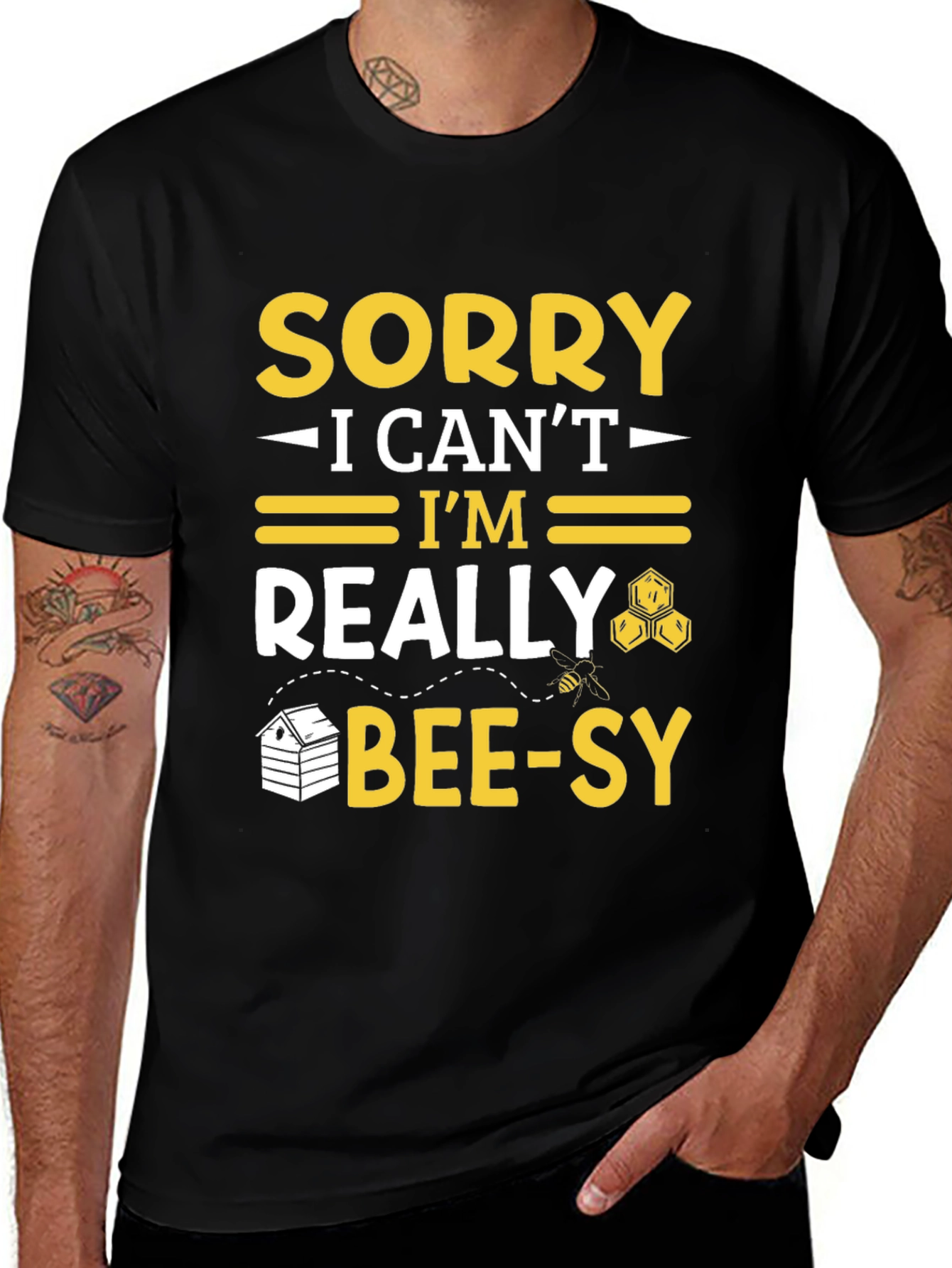 Sorry I Cant Im Bee-sy T-Shirt