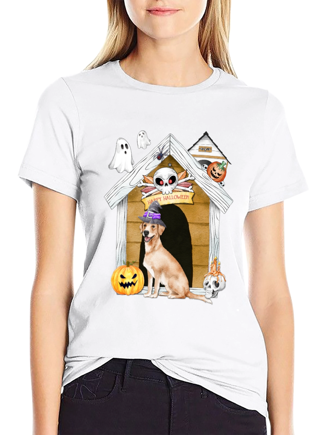 Halloween Dog House T-Shirt