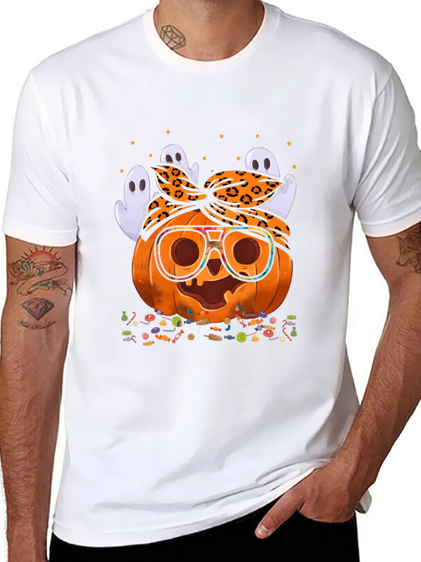 Halloween Pumpkin Ghosts T-Shirt
