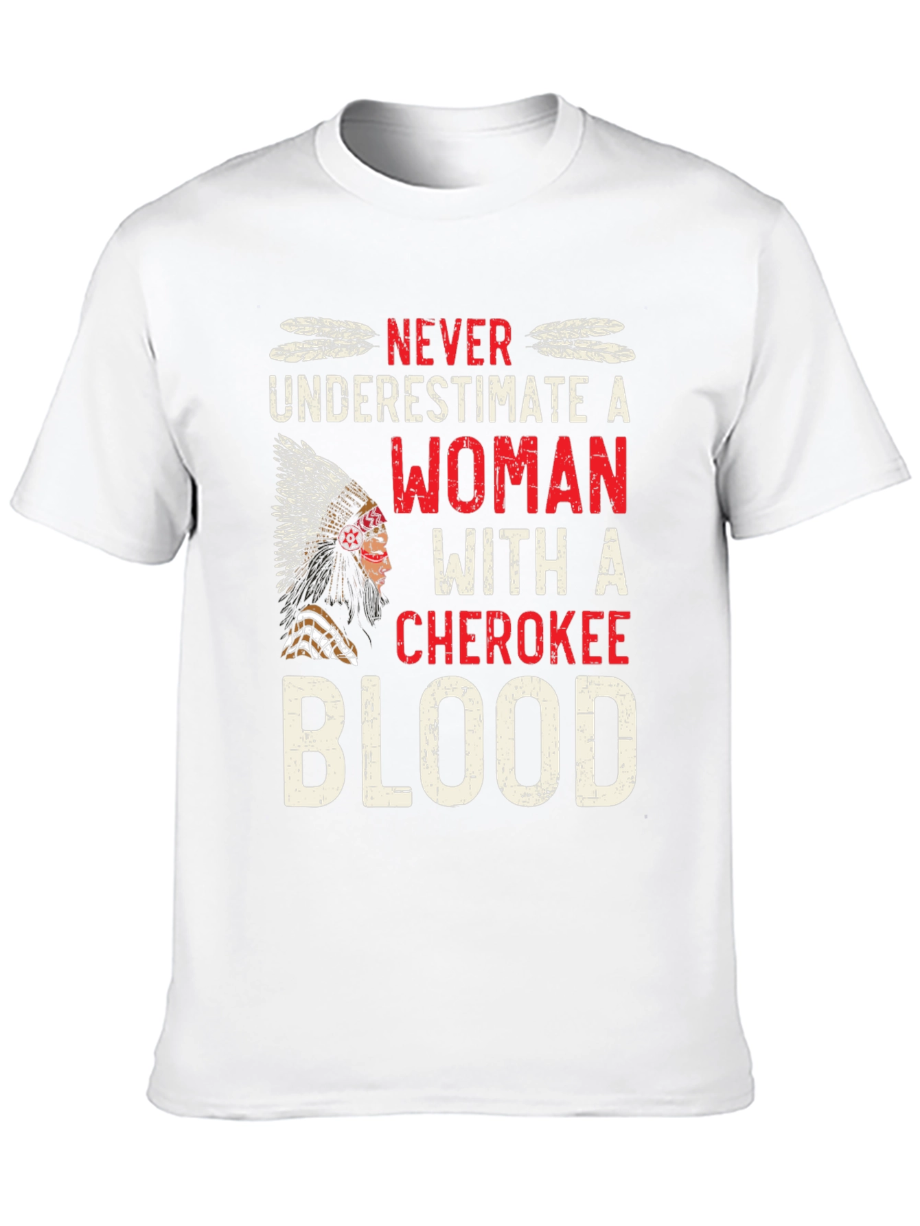 Cherokee Blood Woman Graphic T-Shirt