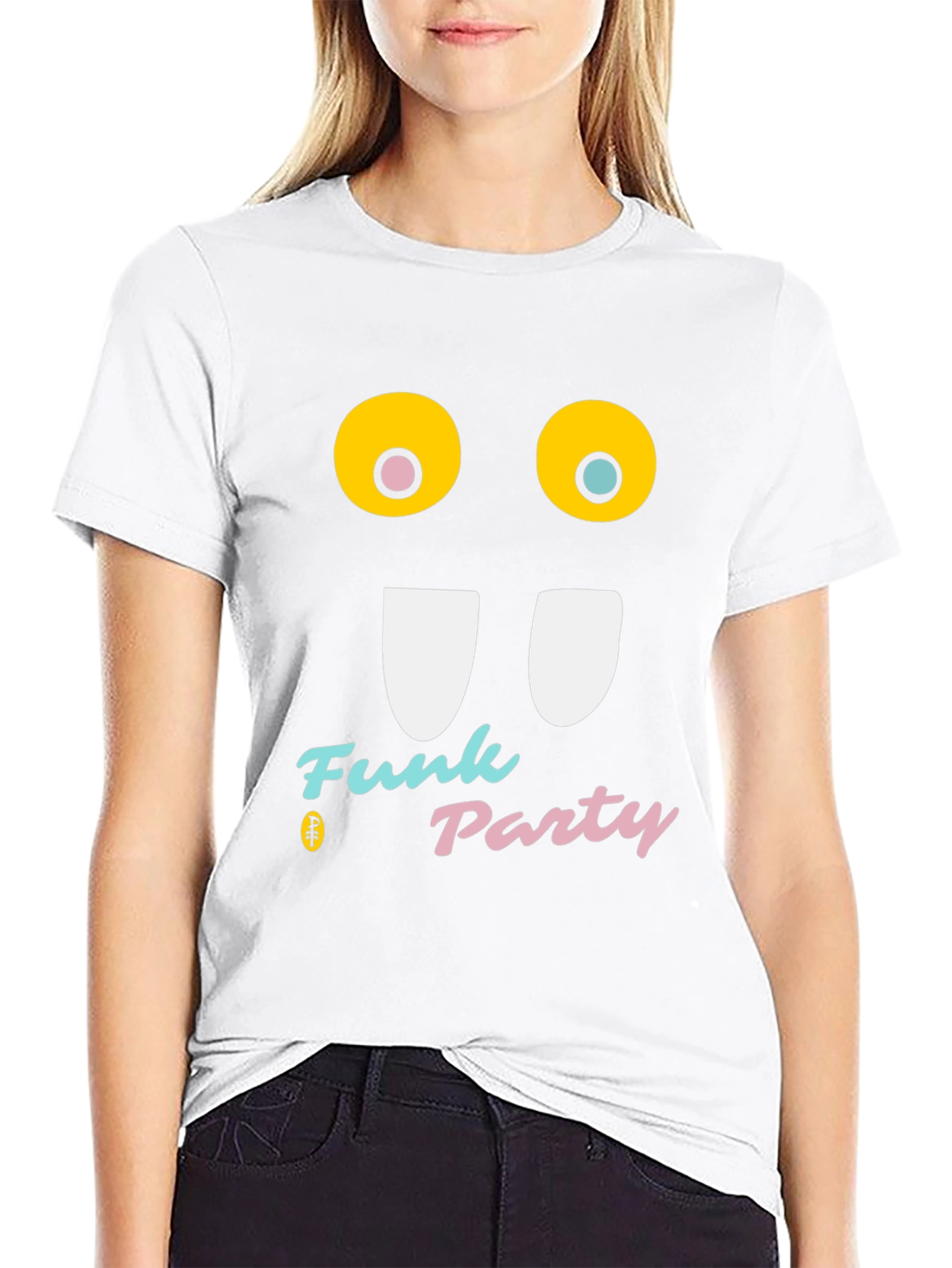 Funky Party Tee - Graphic Print T-Shirt