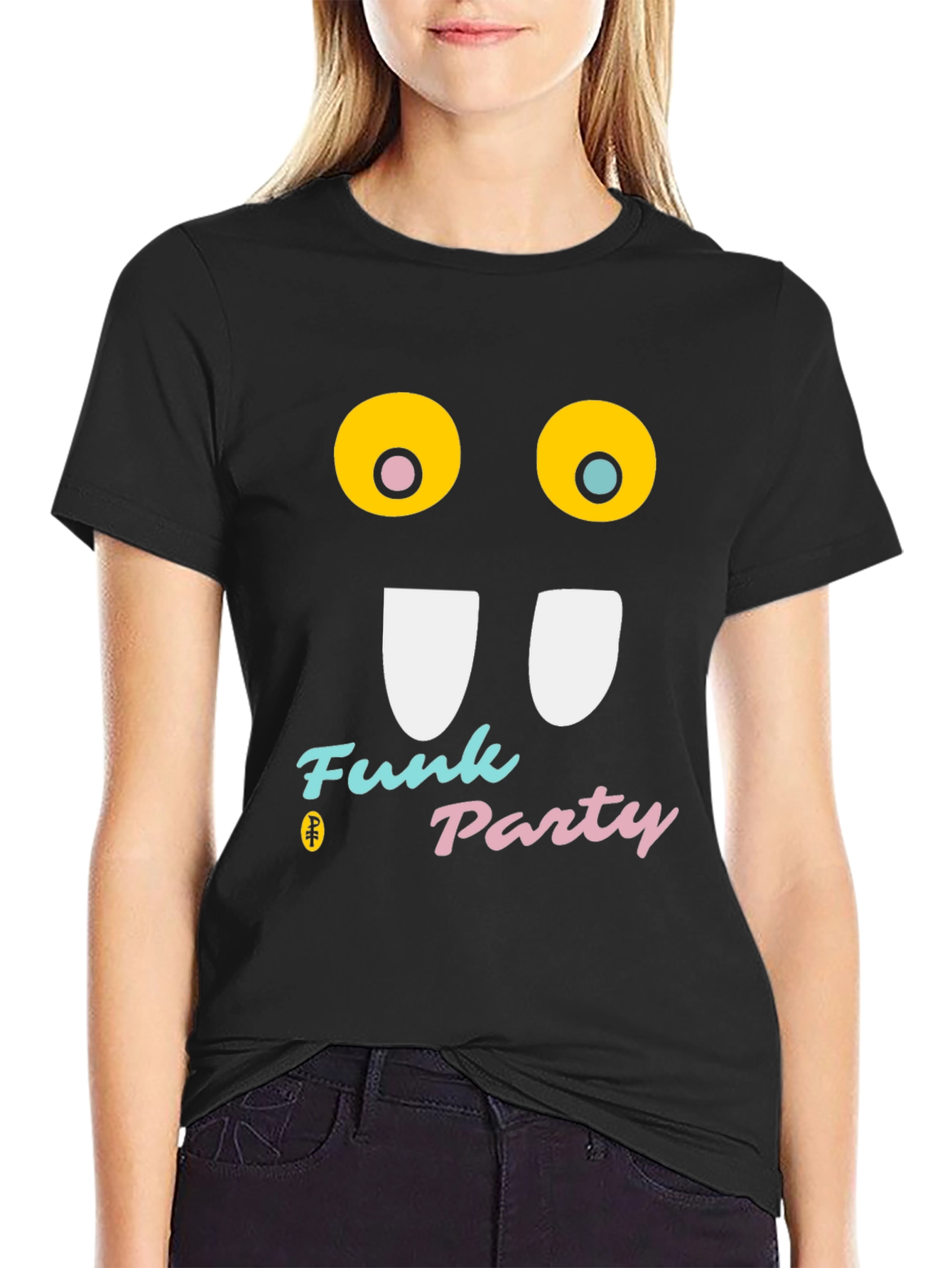 Funky Party Tee - Graphic Print T-Shirt