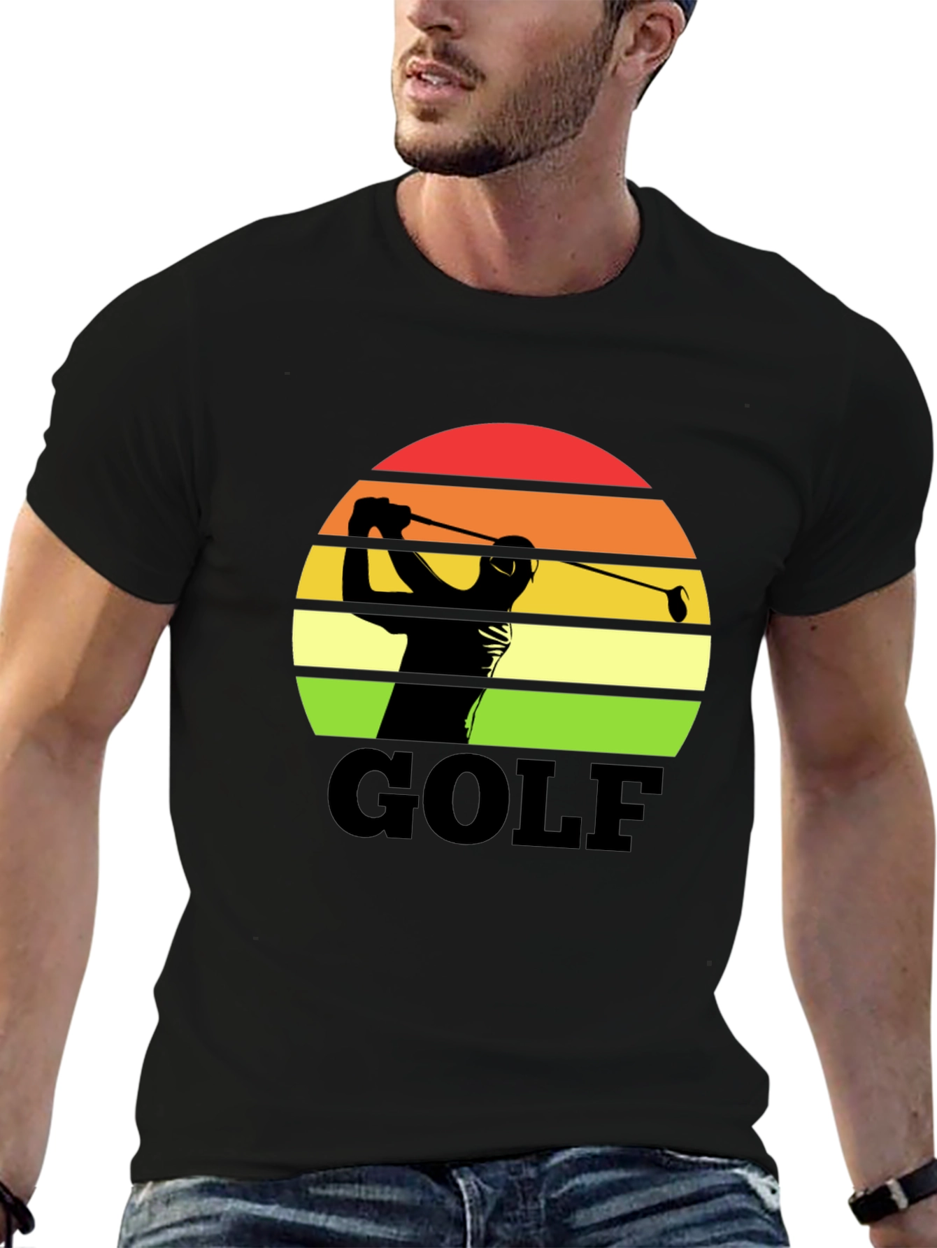 Golf Sunset Silhouette T-Shirt