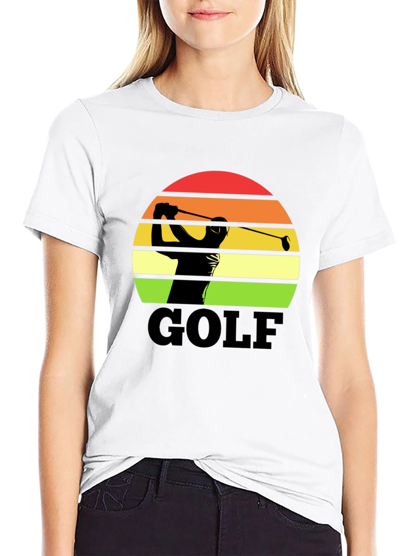 Golf Sunset Silhouette T-Shirt