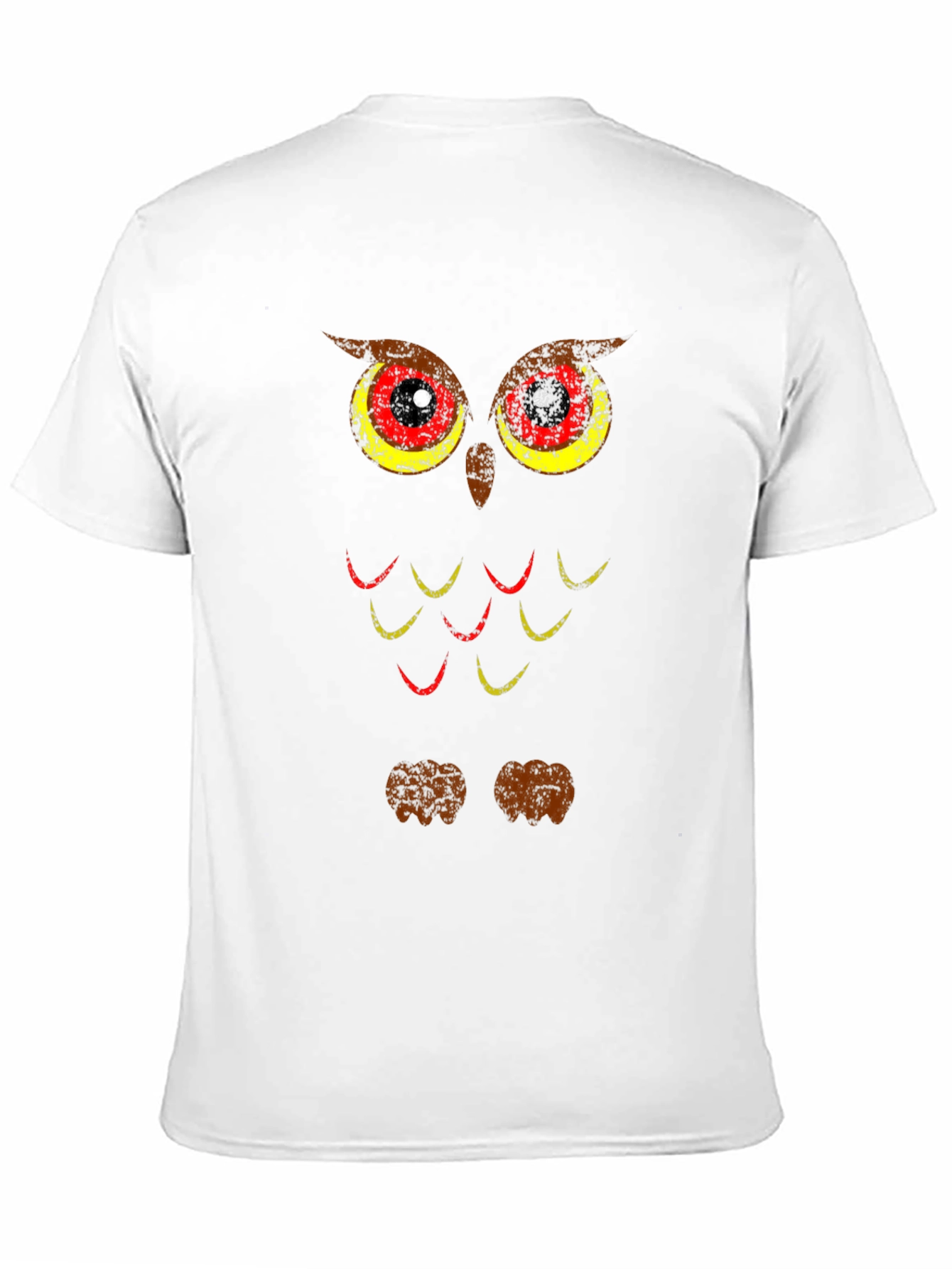 Cool Owl Graphic Print Black T-Shirt