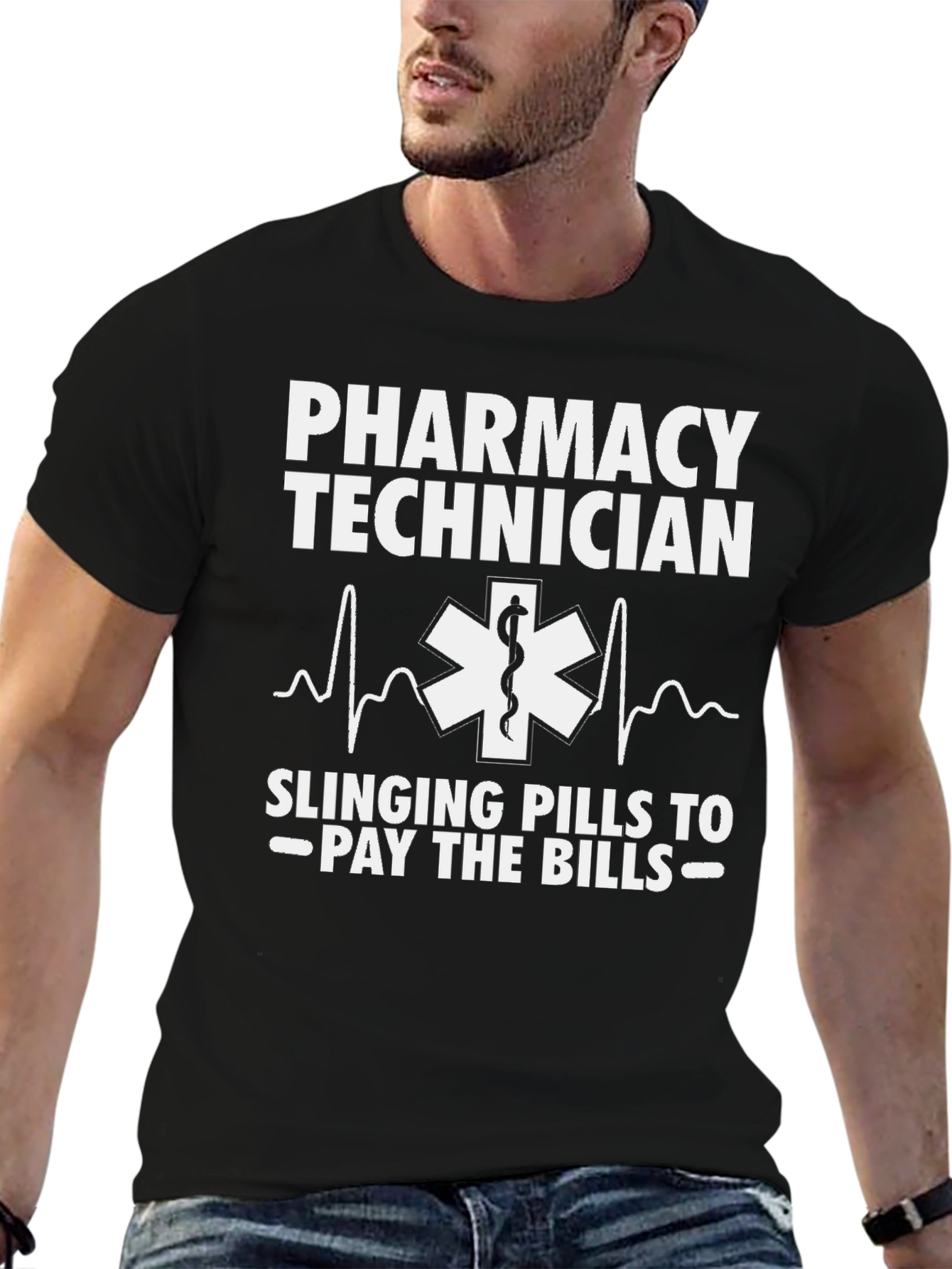 Pharmacy Technician T-Shirt - Slinging Pills