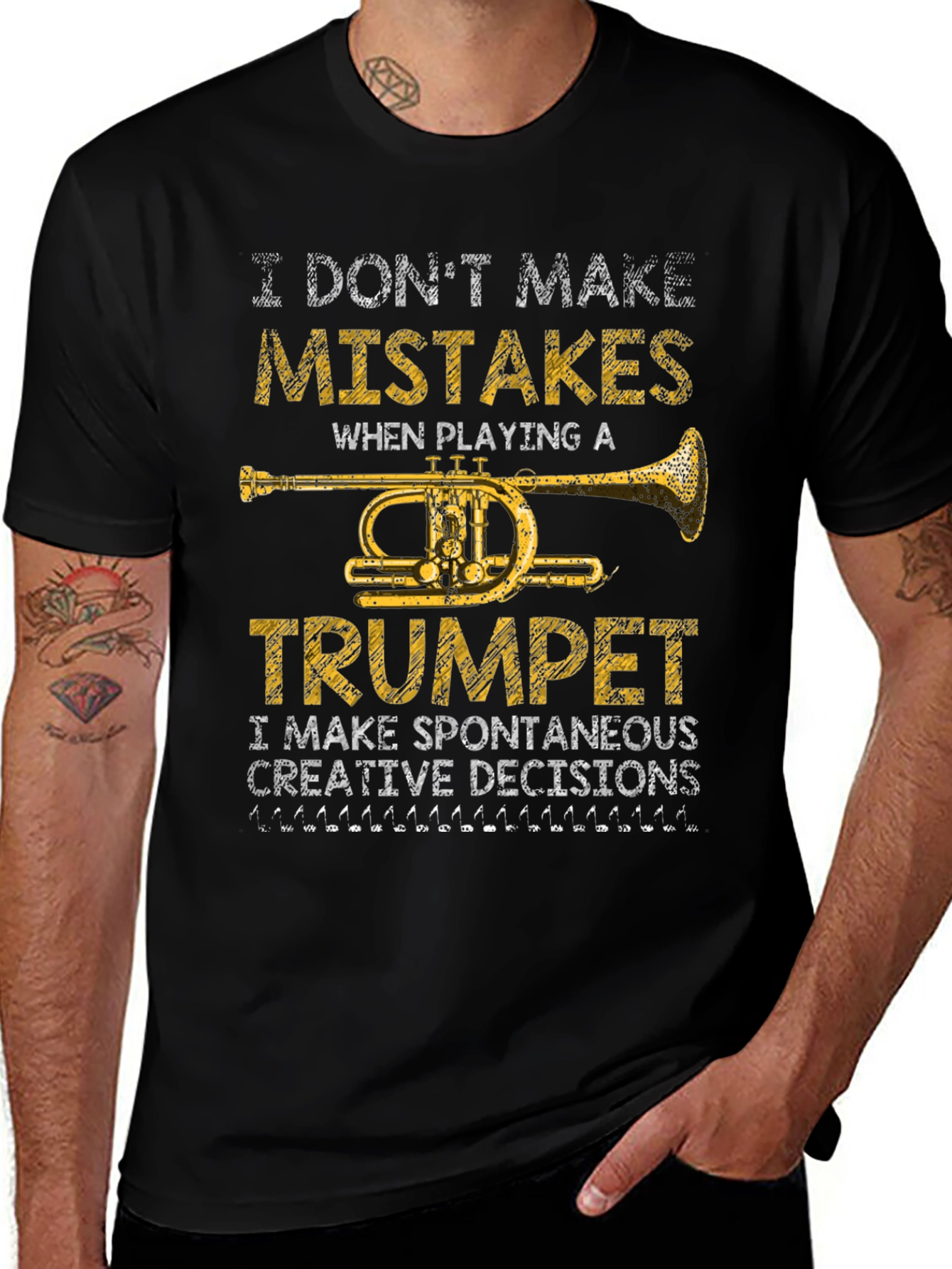 Trumpet Player T-Shirt - I Dont Make Mistakes
