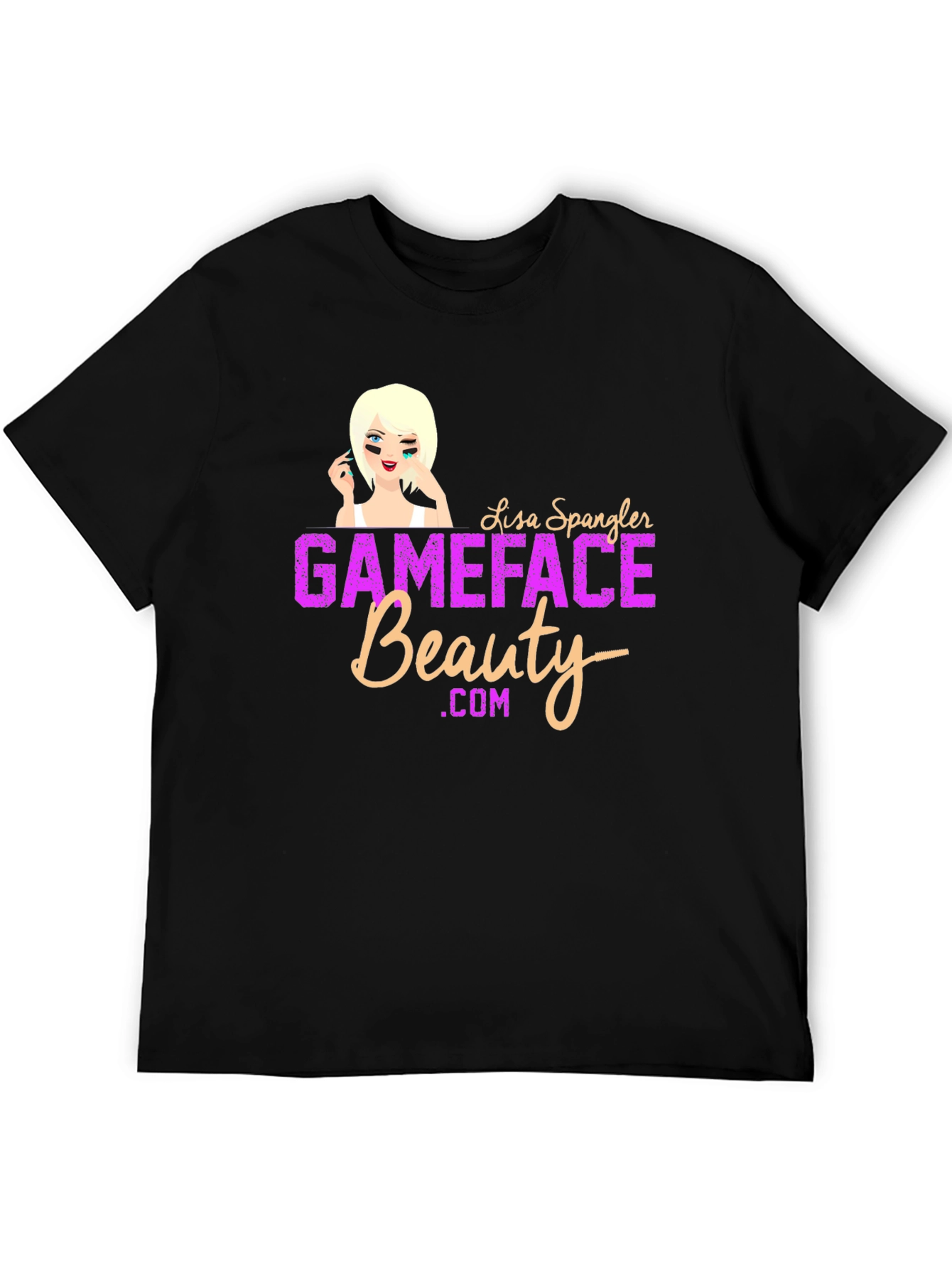 Gameface Beauty Black Graphic Tee