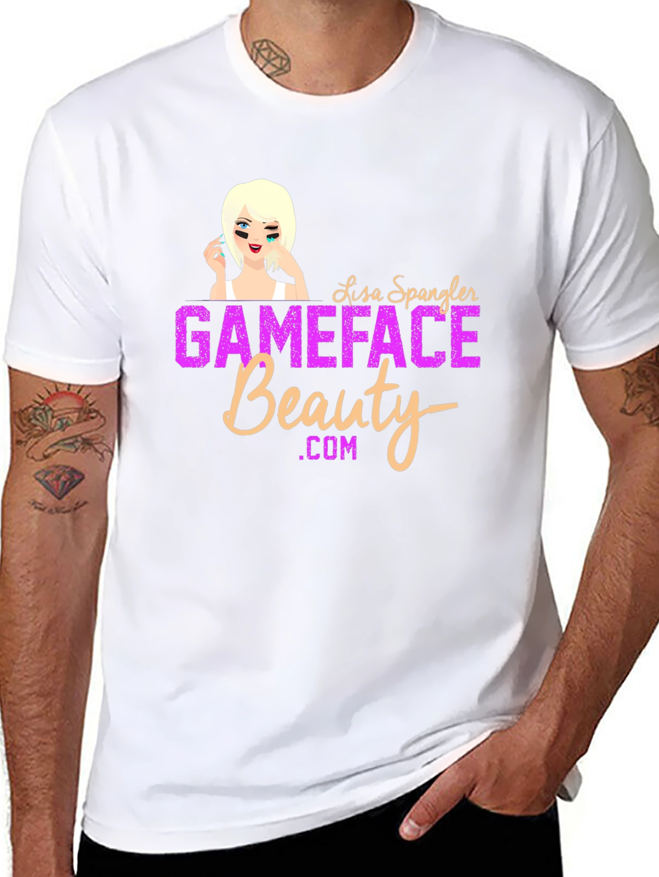Gameface Beauty Black Graphic Tee