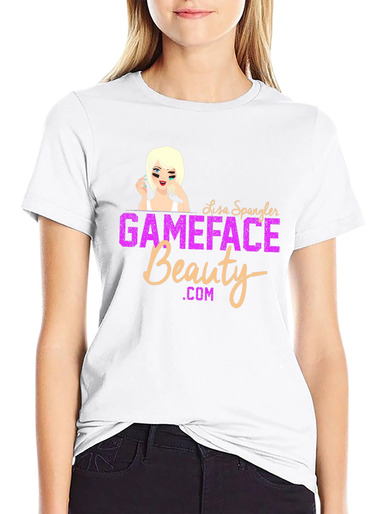 Gameface Beauty Black Graphic Tee