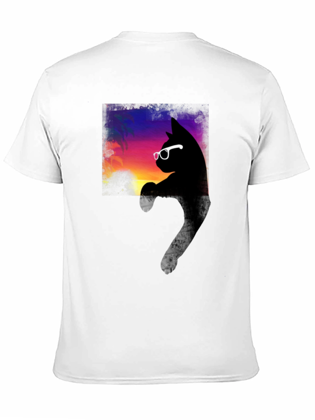 Cool Cat Sunset T-Shirt - Stylish Comfort