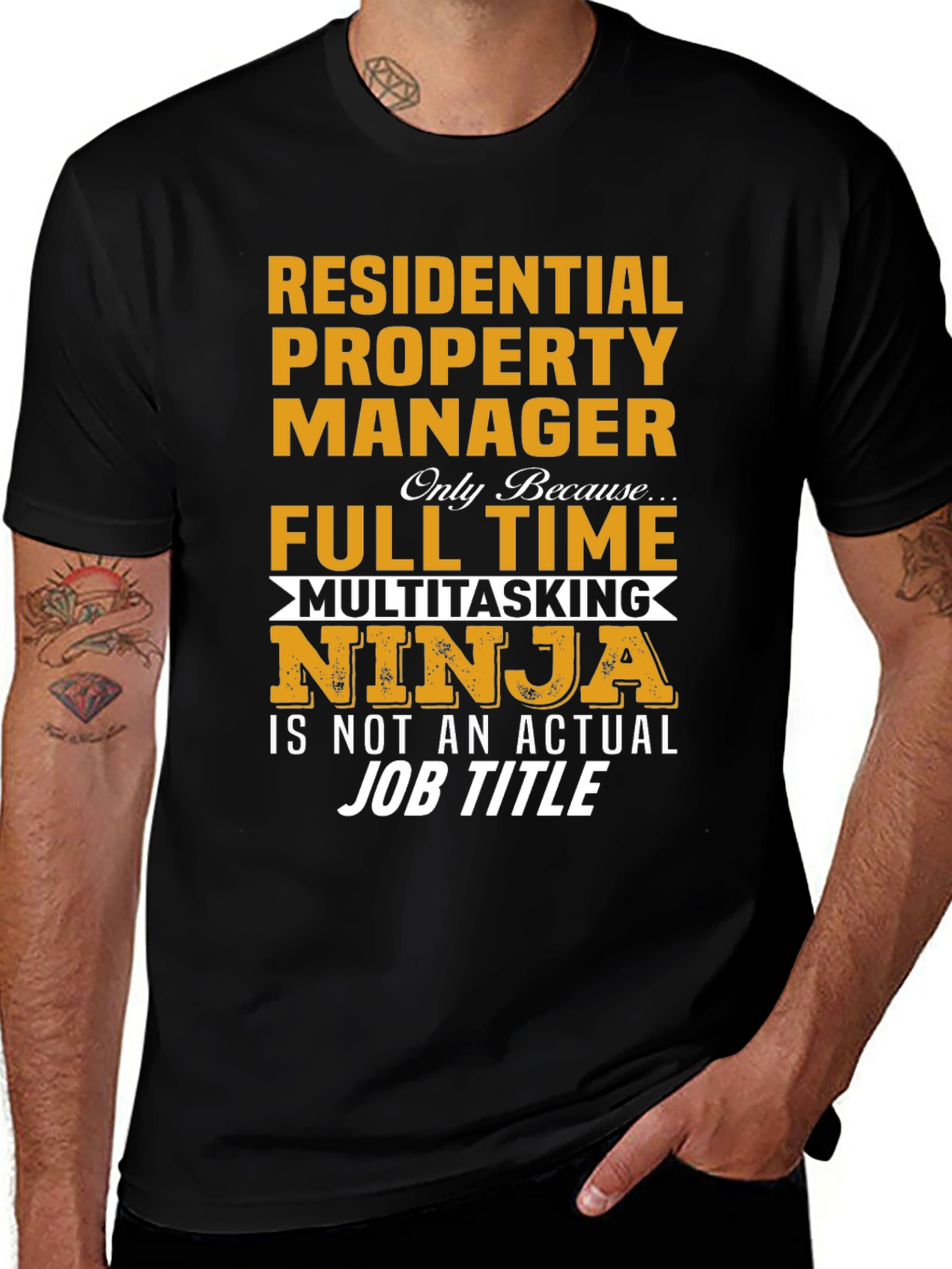 Residential Property Manager Ninja T-Shirt
